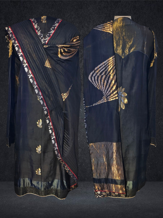 Semi Stitched Formal chanderi Suitset VISHAL KAPUR