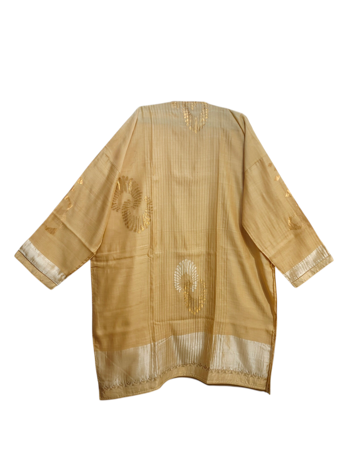 Semi Stitched Formal Chanderi Kurta