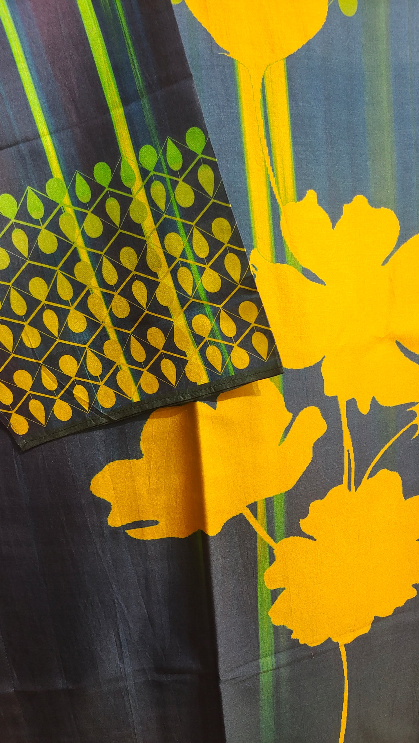 Semi Stitched Chanderi Kurta