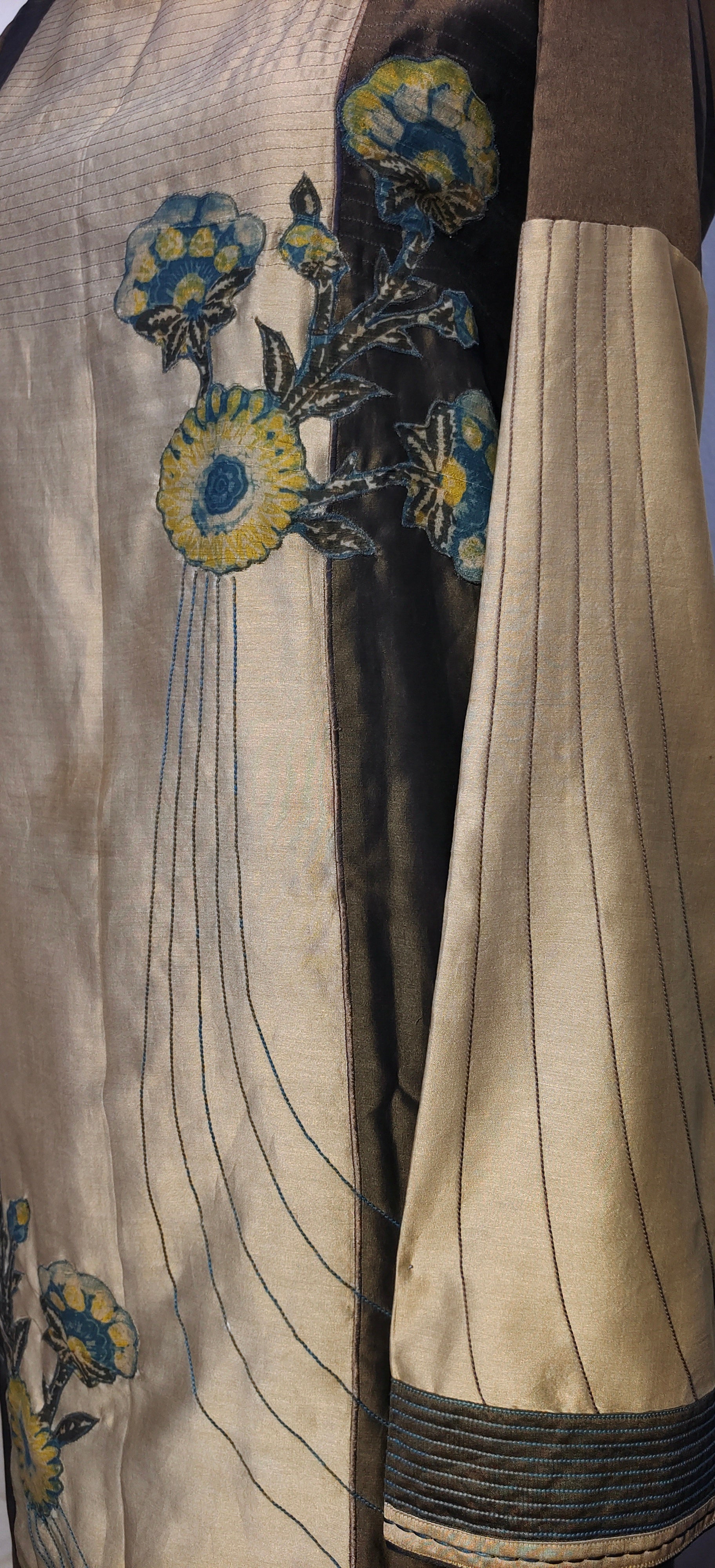 Semi Stitched Chanderi kurta VISHAL KAPUR