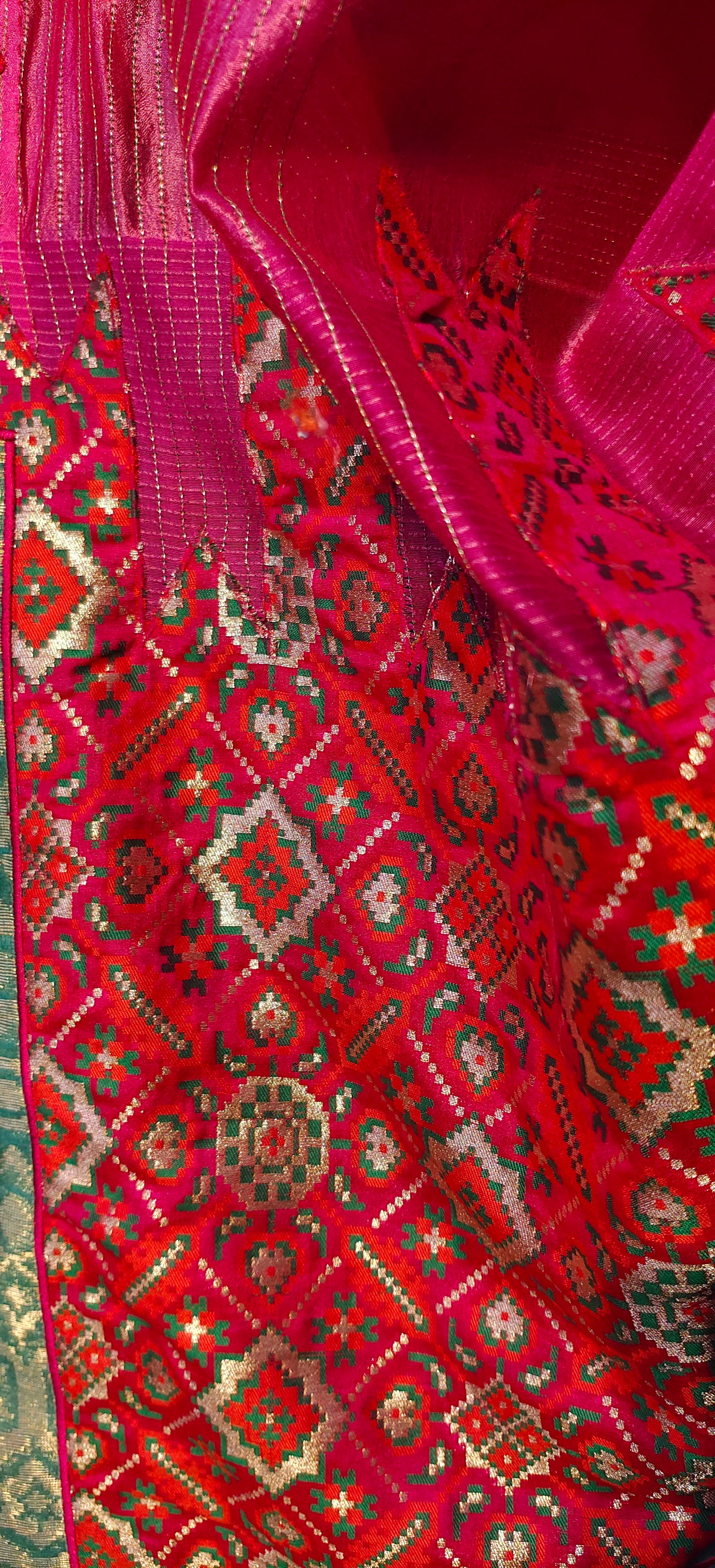 Formal Silk Chanderi With Multicolour Brocade Saree VISHAL KAPUR STUDIO