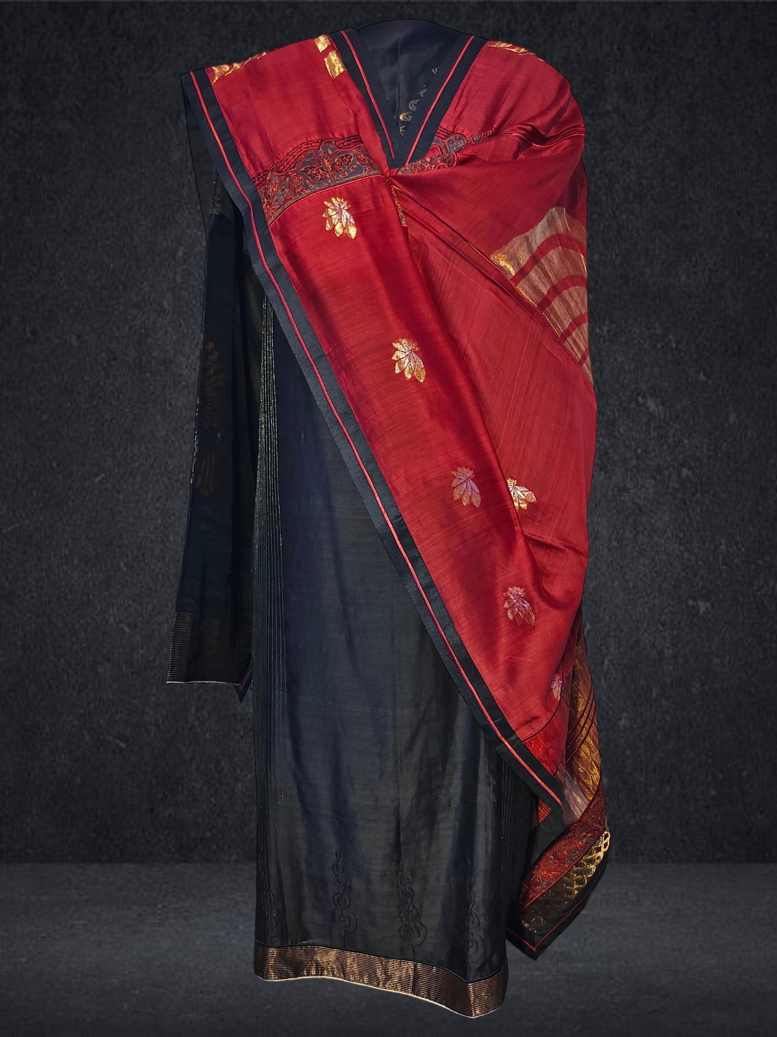 (Copy) Semi Stitched Formal chanderi Suitset VISHAL KAPUR