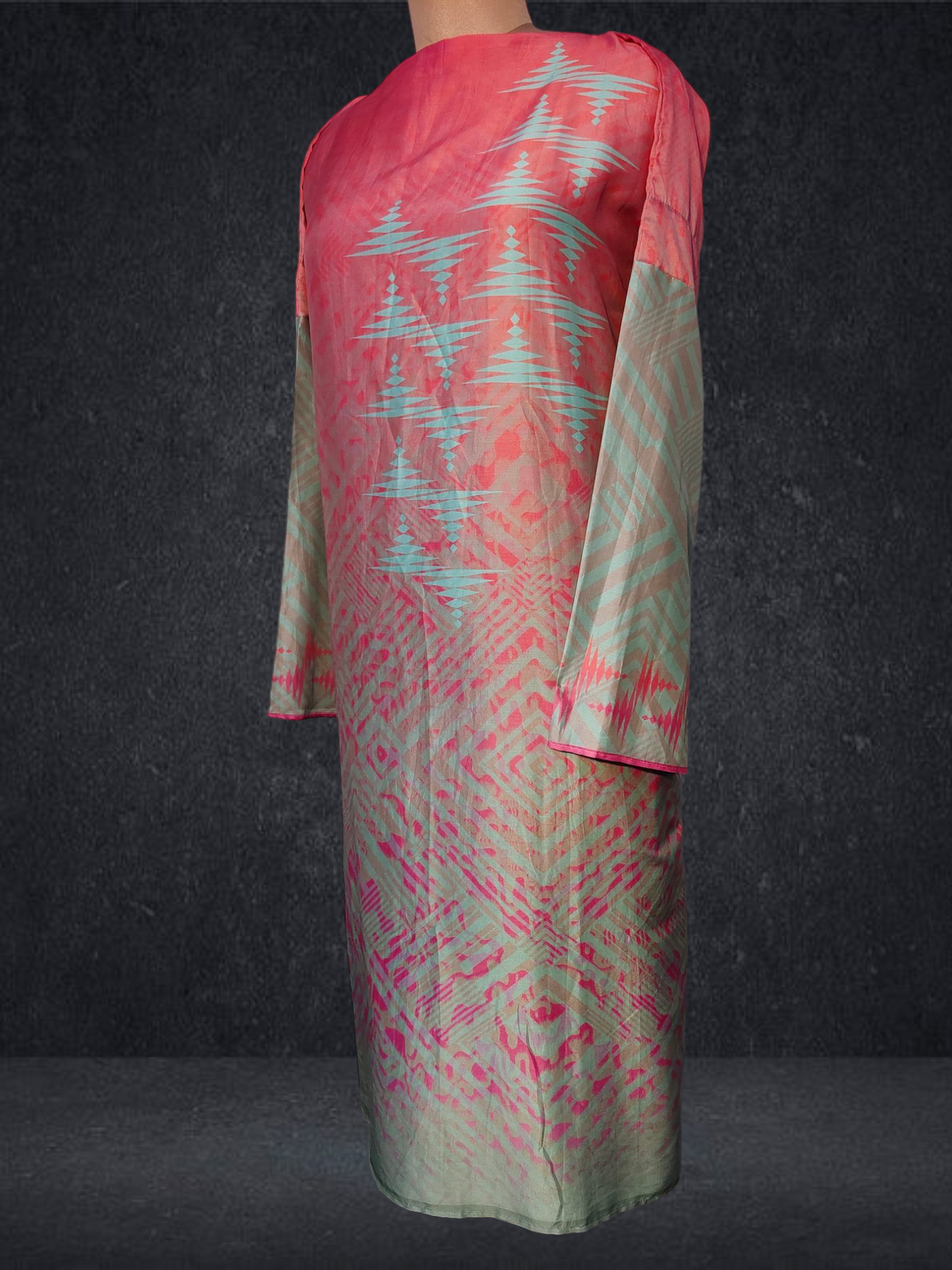 Semi Stitched Chanderi Kurta VISHAL KAPUR