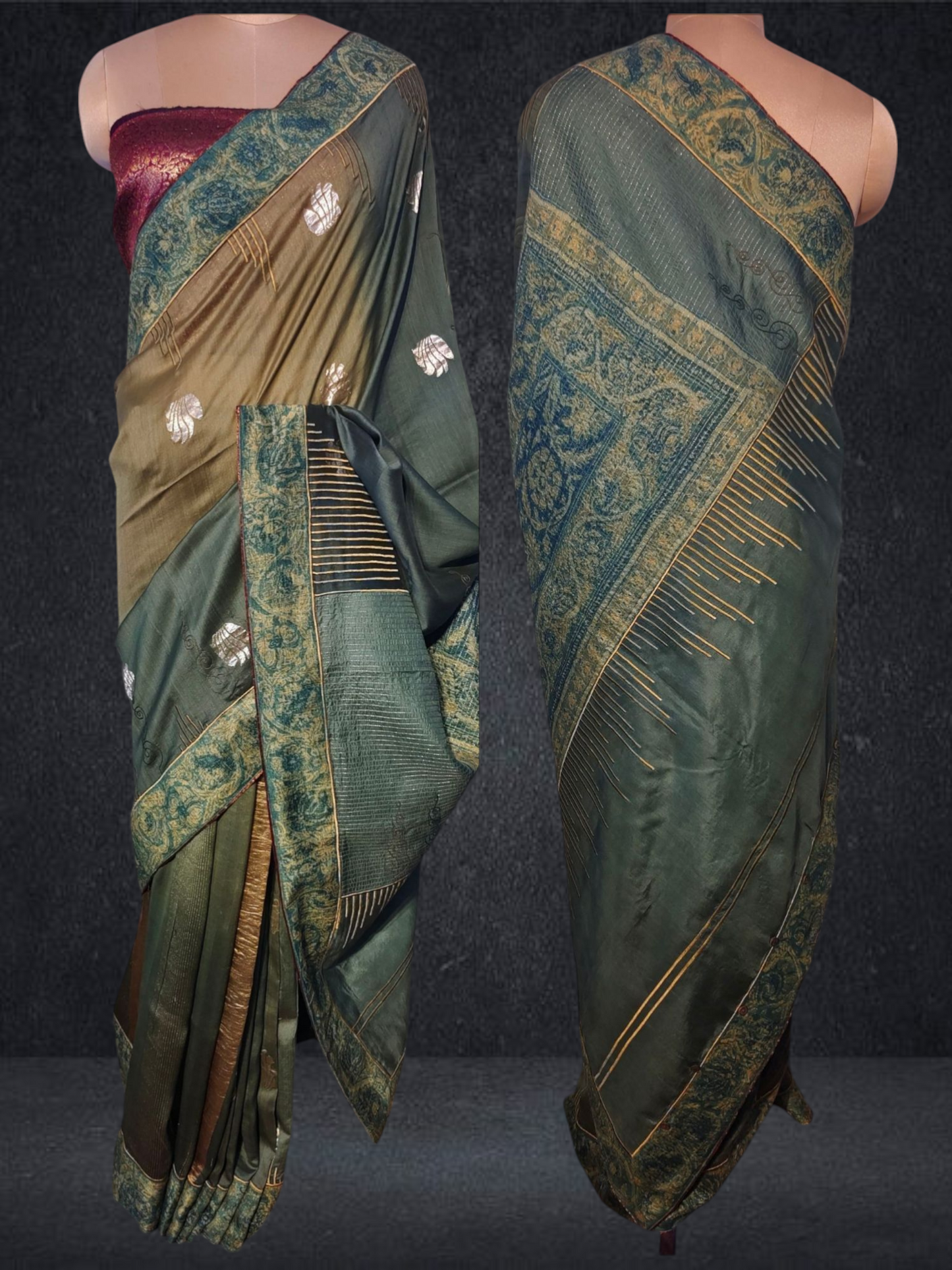 Formal Chanderi Zari Woven Saree