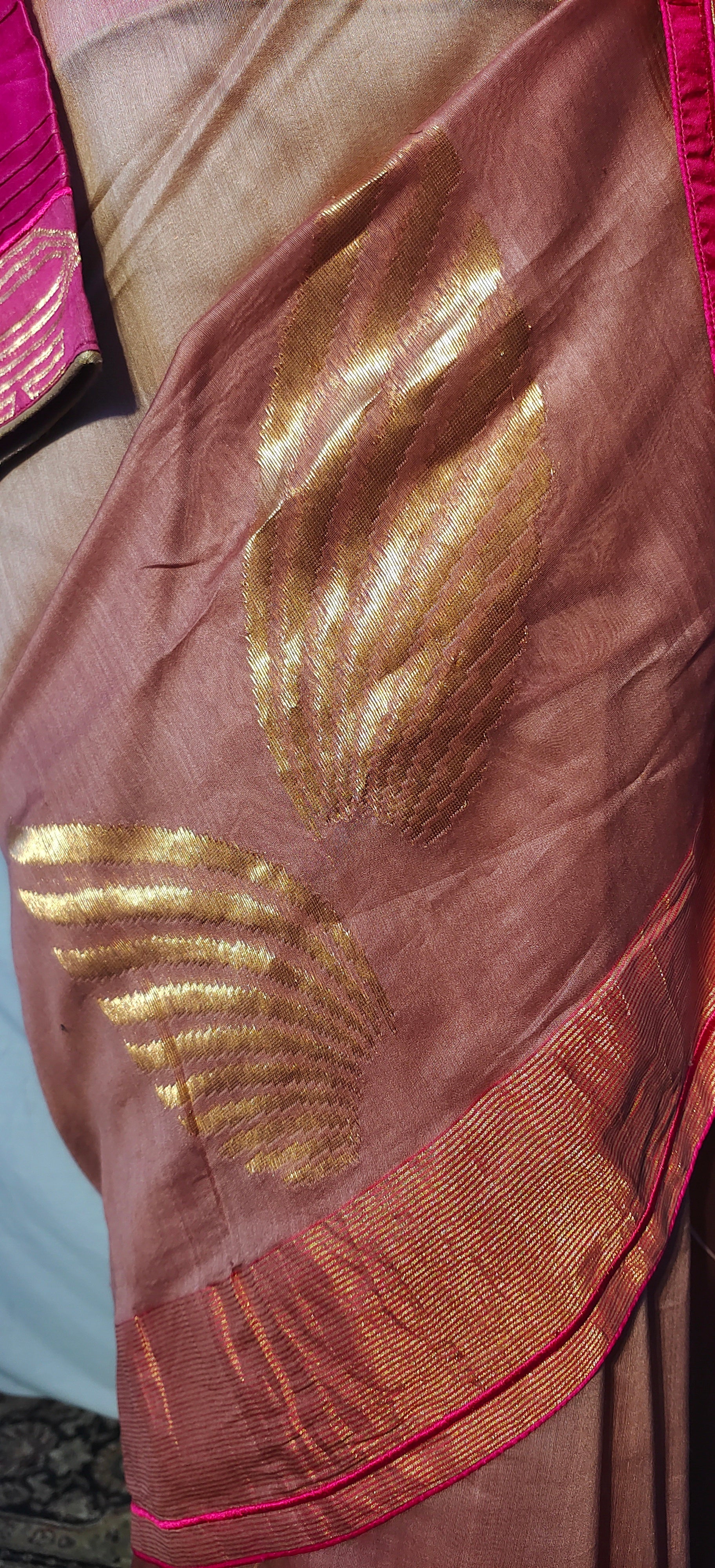 Formal Chanderi Zari Woven Saree VISHAL KAPUR