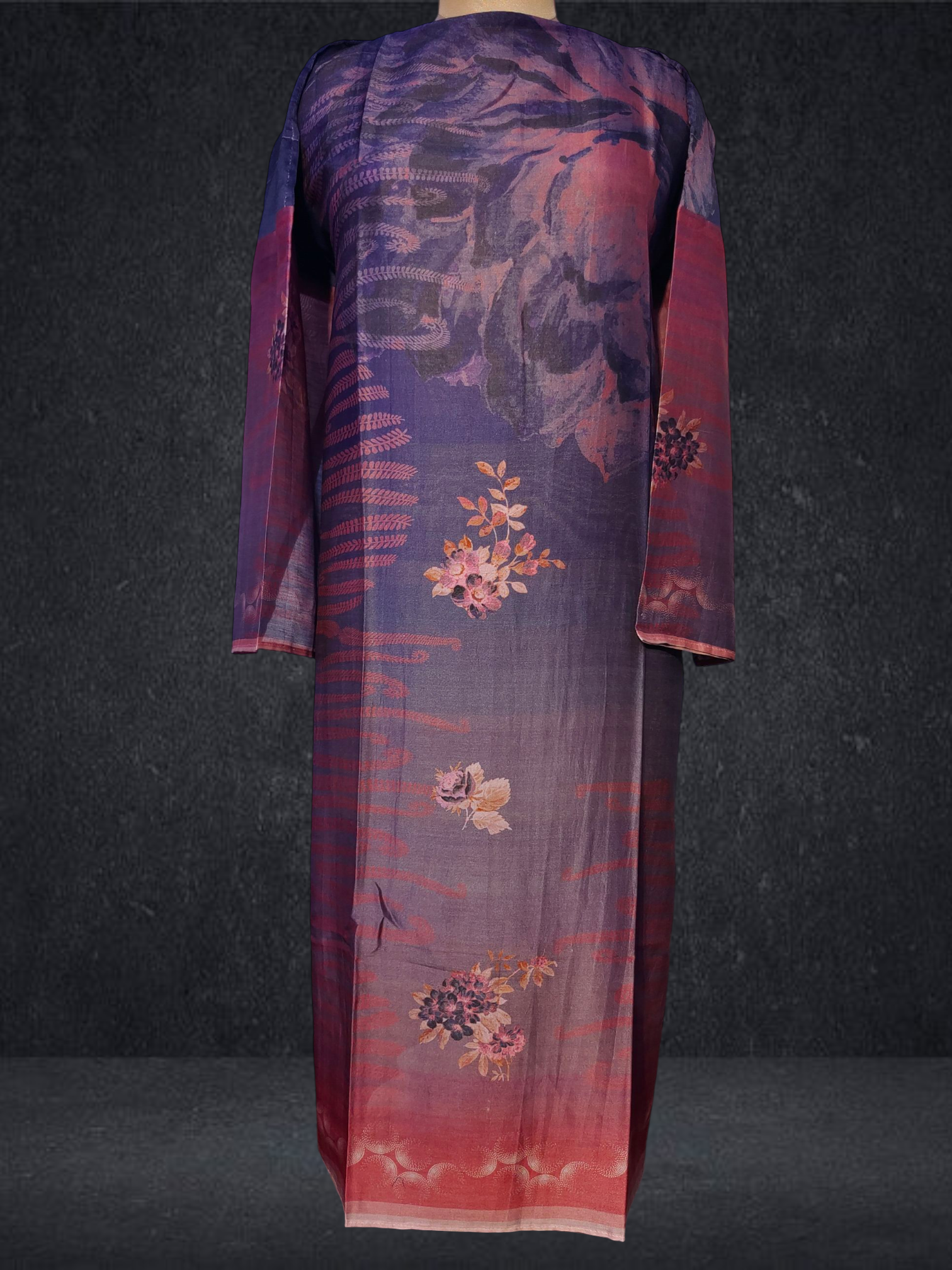 Semi Stitched Chanderi Casual Suitset VISHAL KAPUR