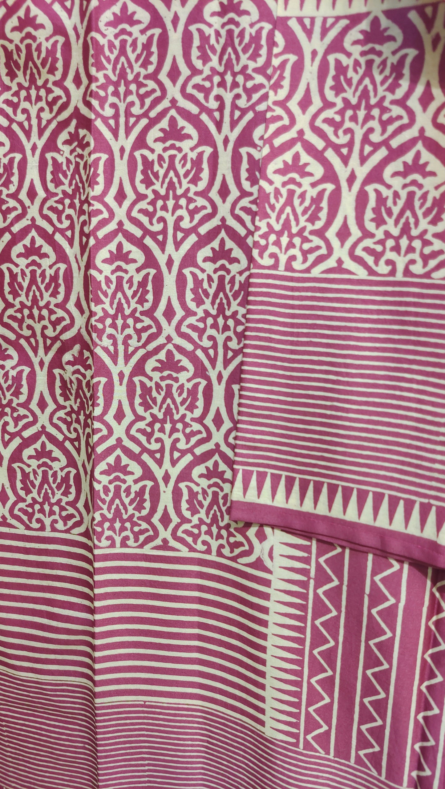 Semi Stitched Chanderi Casual kurta