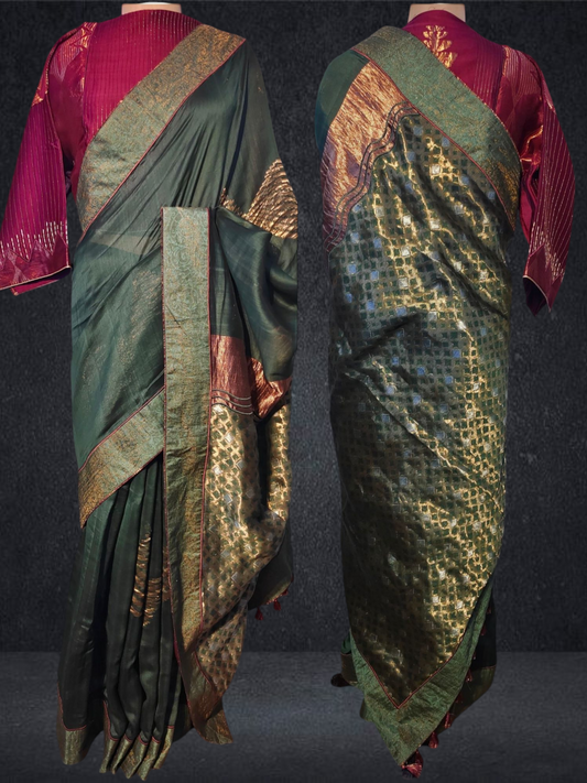 Formal Chanderi Zari Woven Saree