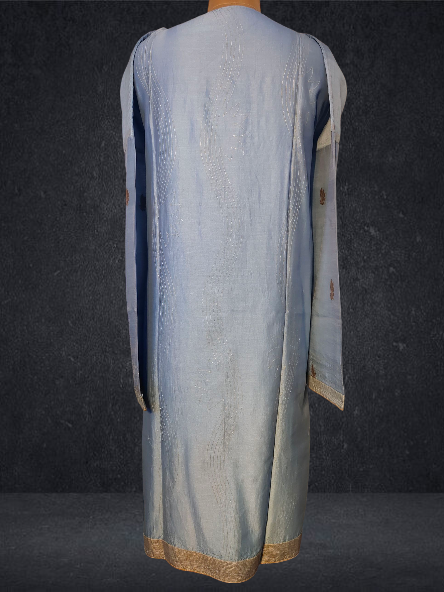 Semi Stitched Formal chanderi Suitset VISHAL KAPUR