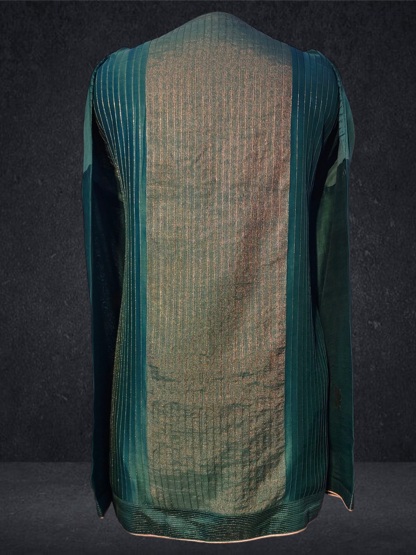 Semi Stitched Chanderi Zariwoven Short Tunic VISHAL KAPUR STUDIO