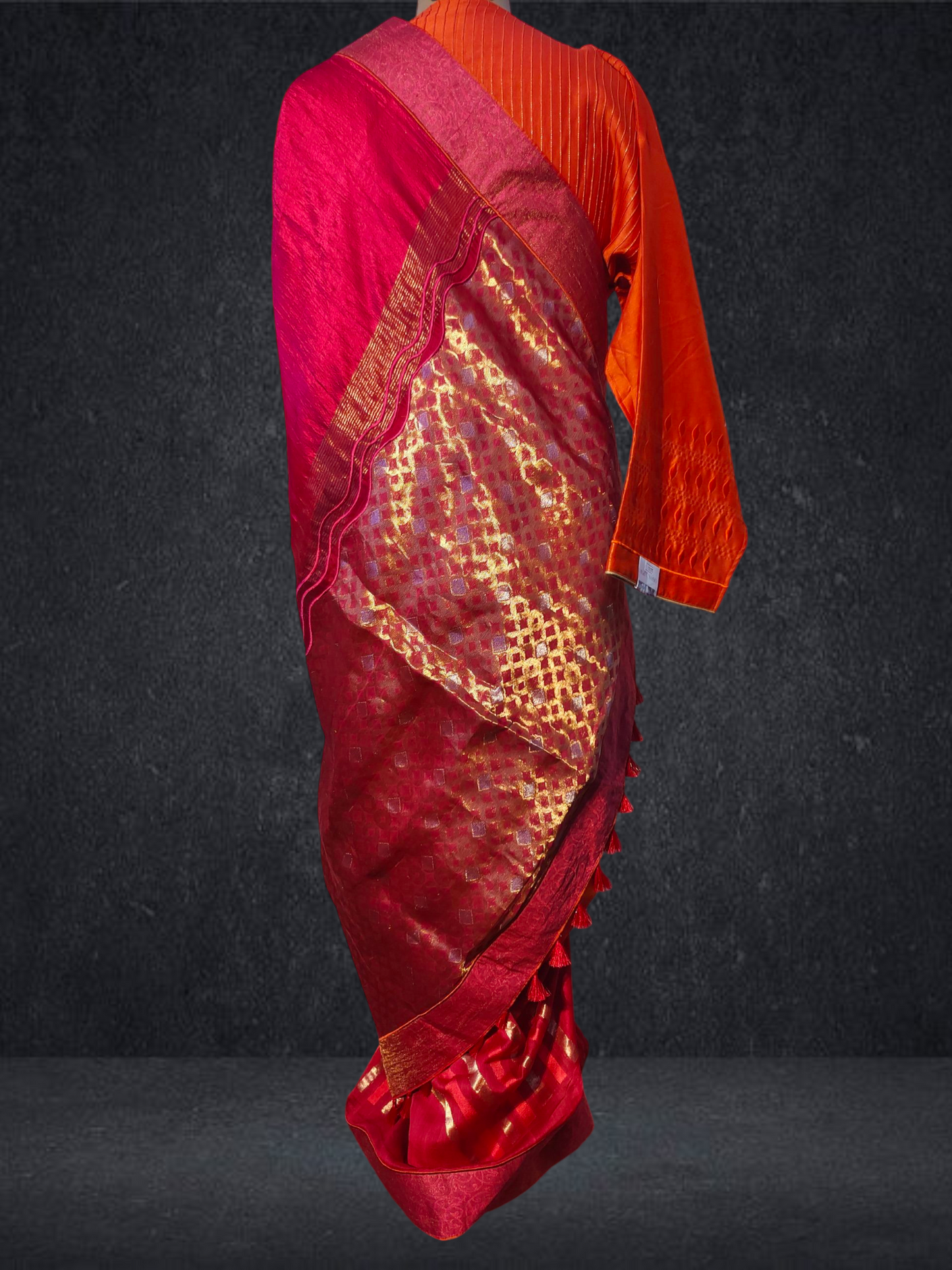 Formal Chanderi Zari Woven Saree