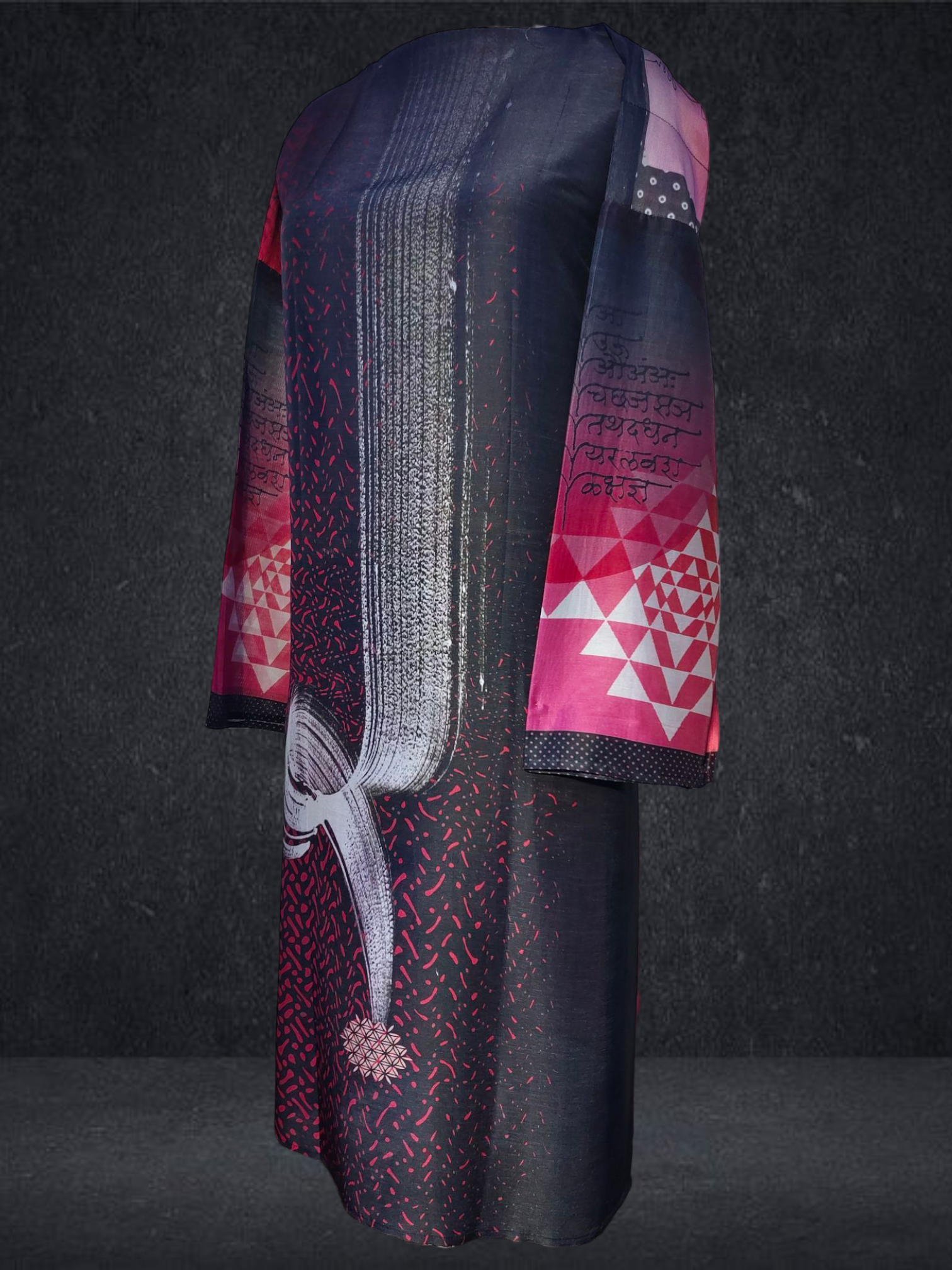 Semi Stitched Chanderi Casual Suitset VISHAL KAPUR