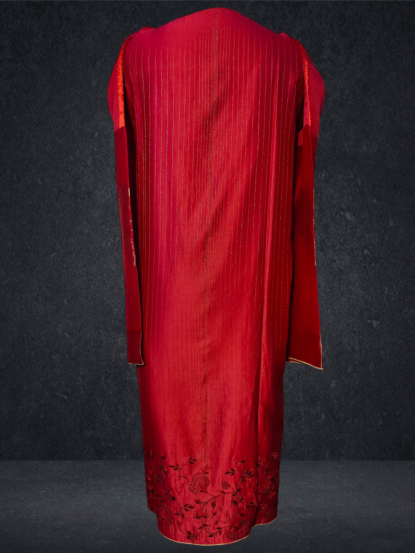 Semi Stitched Formal chanderi Kurta