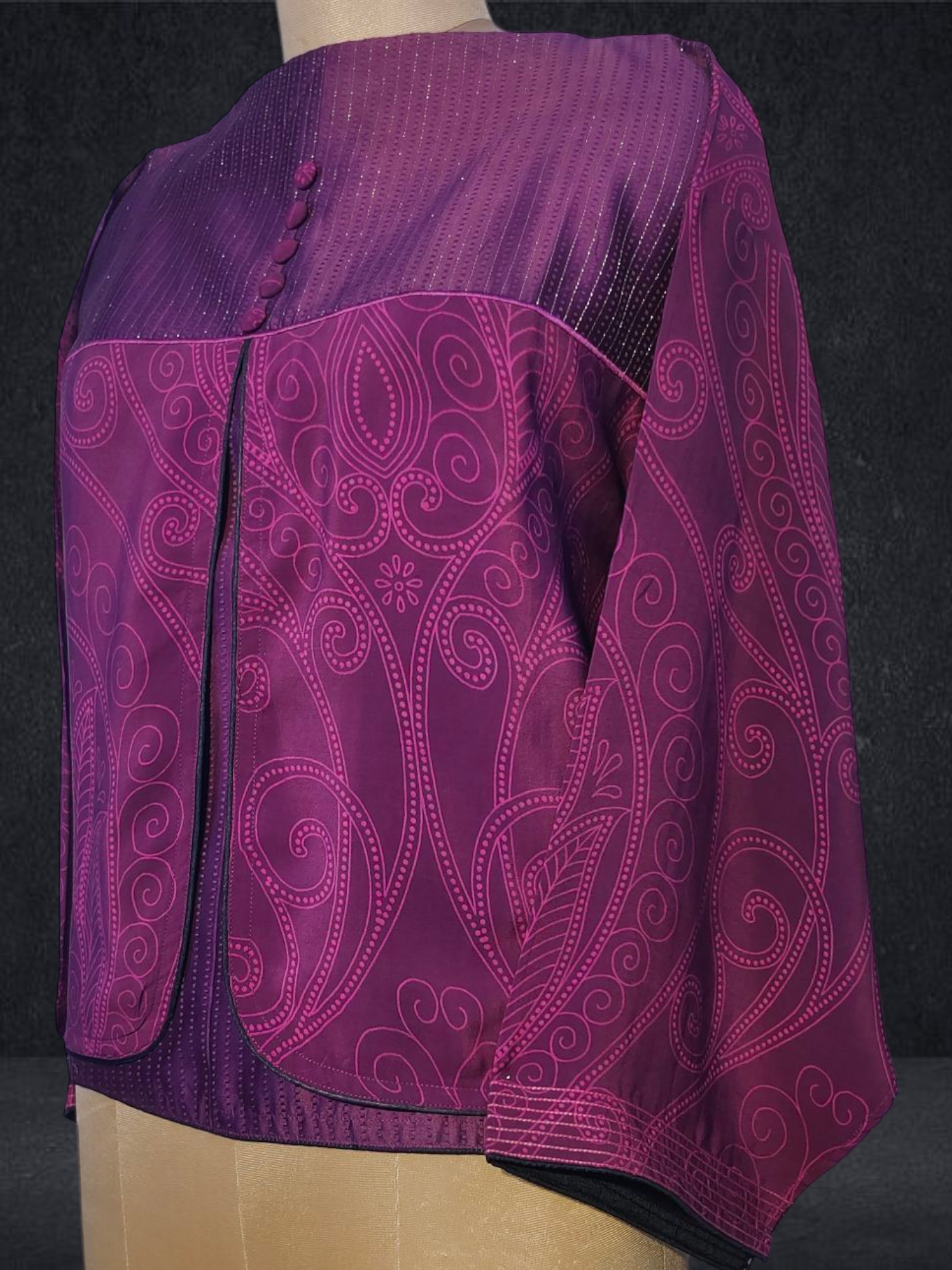 Semistitched Chanderi Ɓlouse VISHAL KAPUR STUDIO