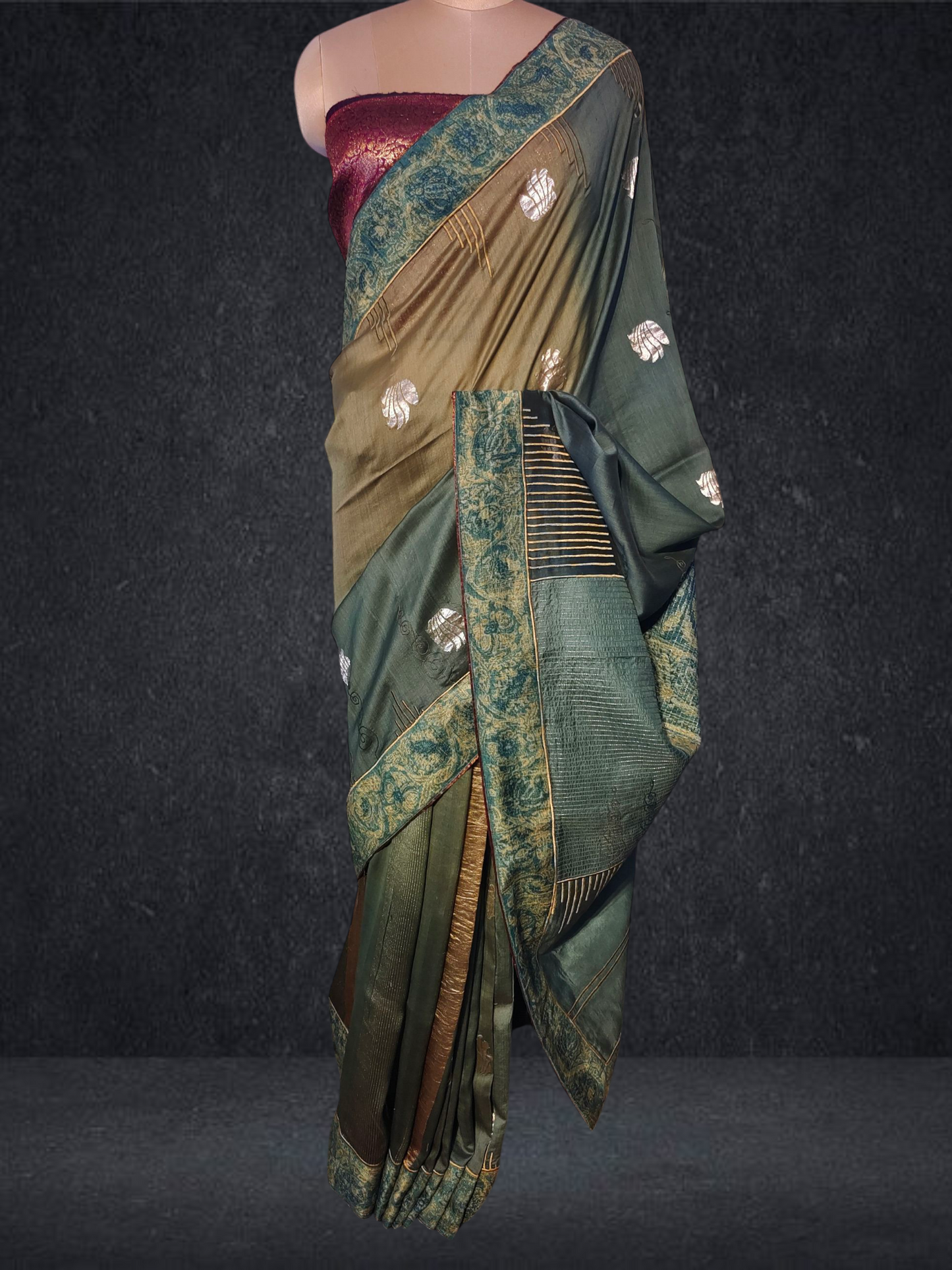 Formal Chanderi Zari Woven Saree