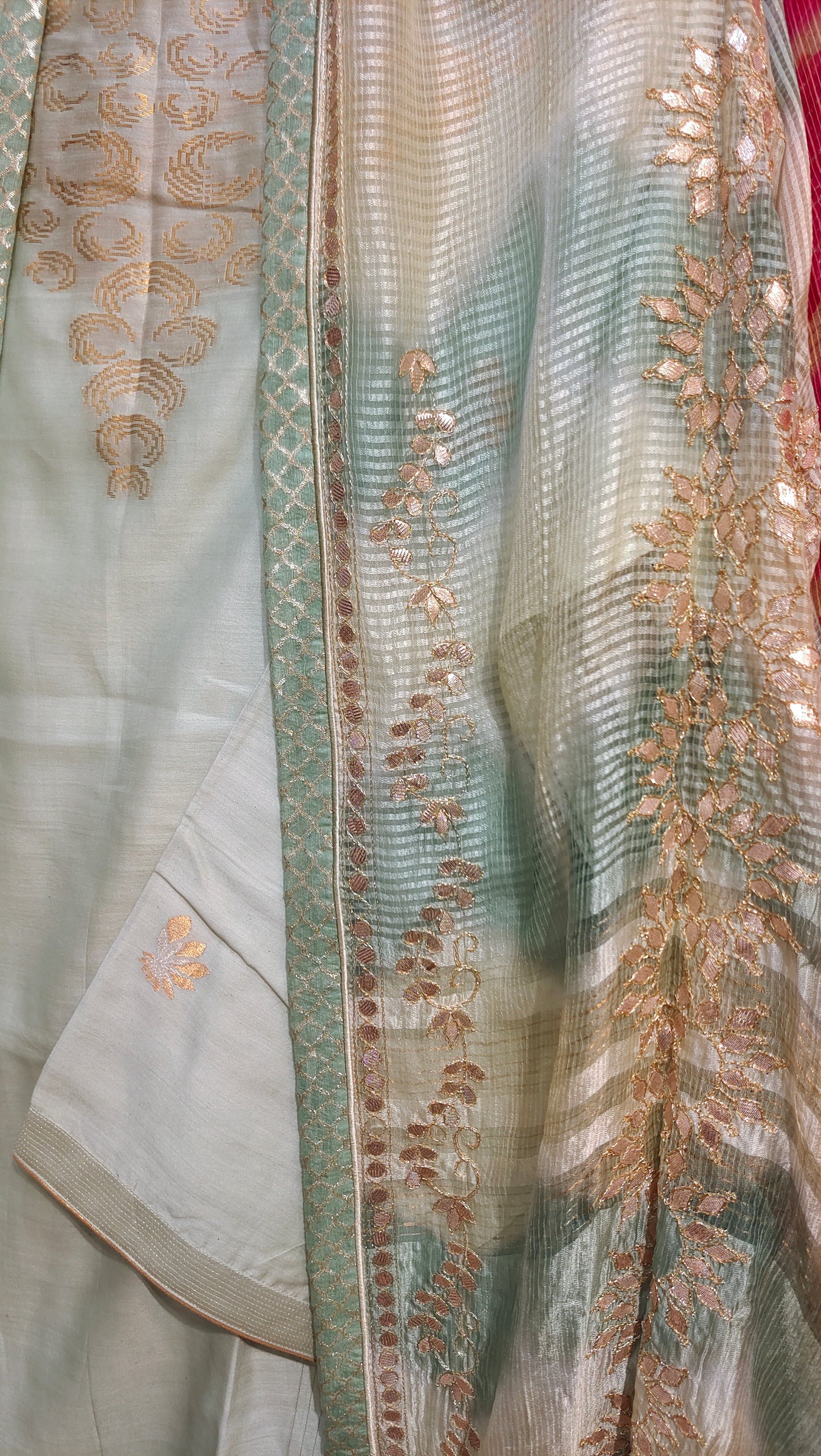 Semi Stitched Formal Chanderi Suitset