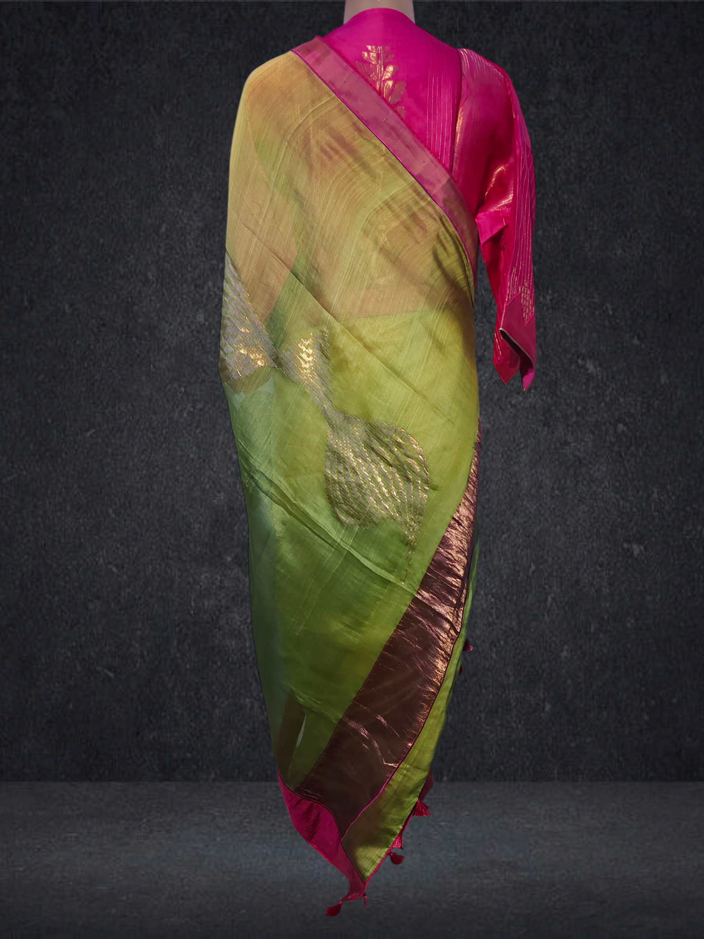 Formal Chanderi Zari Woven Saree