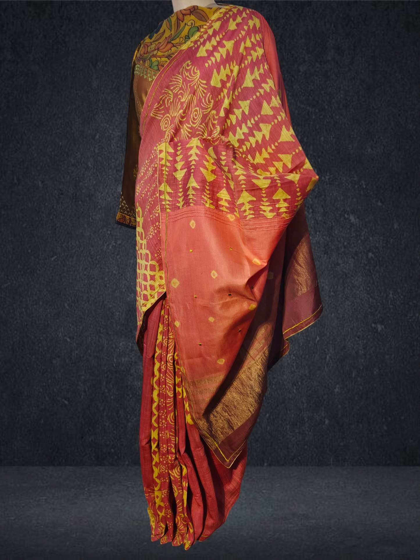 Formal Chanderi Zari Woven Saree