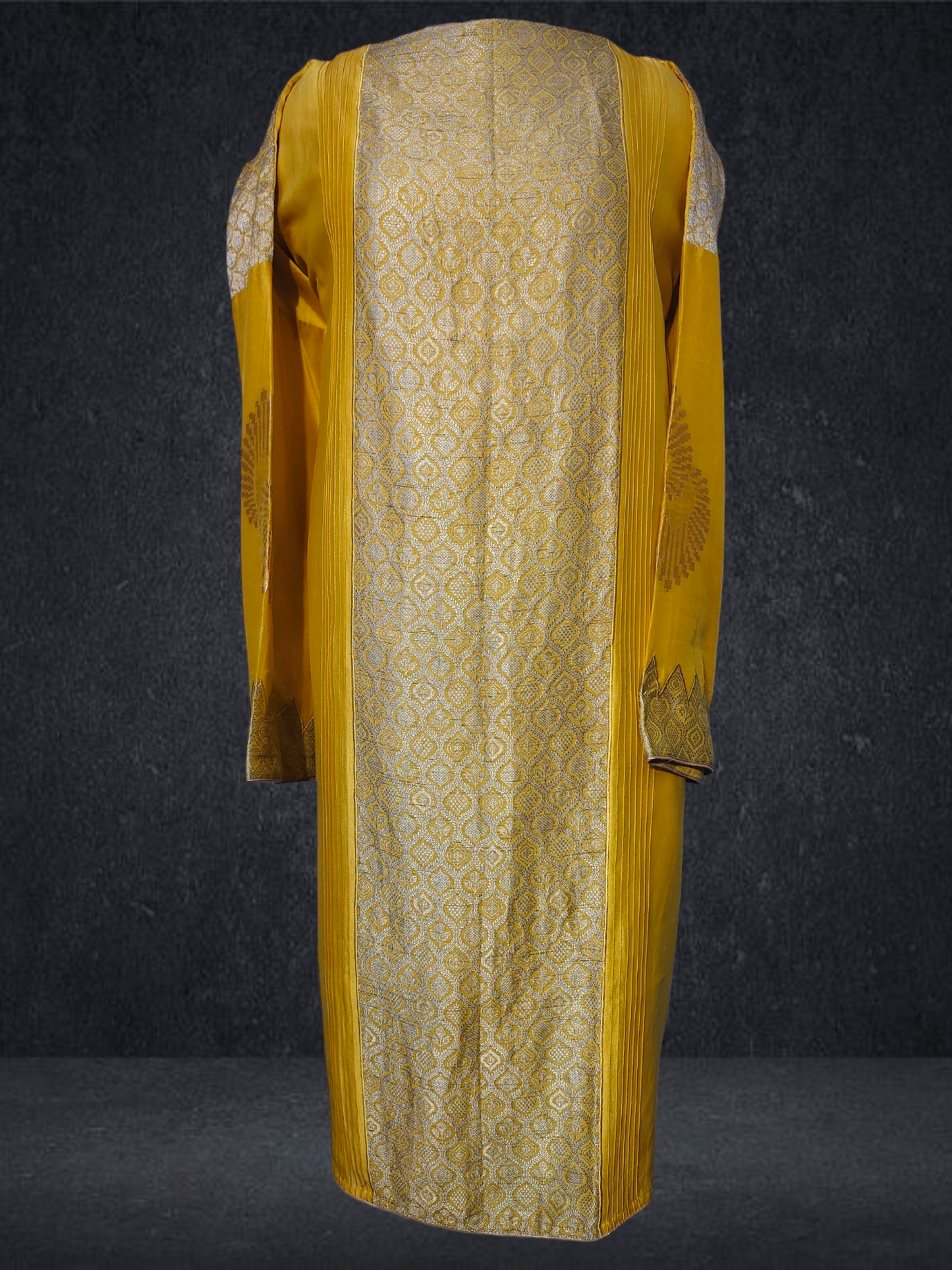 Semi Stitched Formal chanderi Suitset