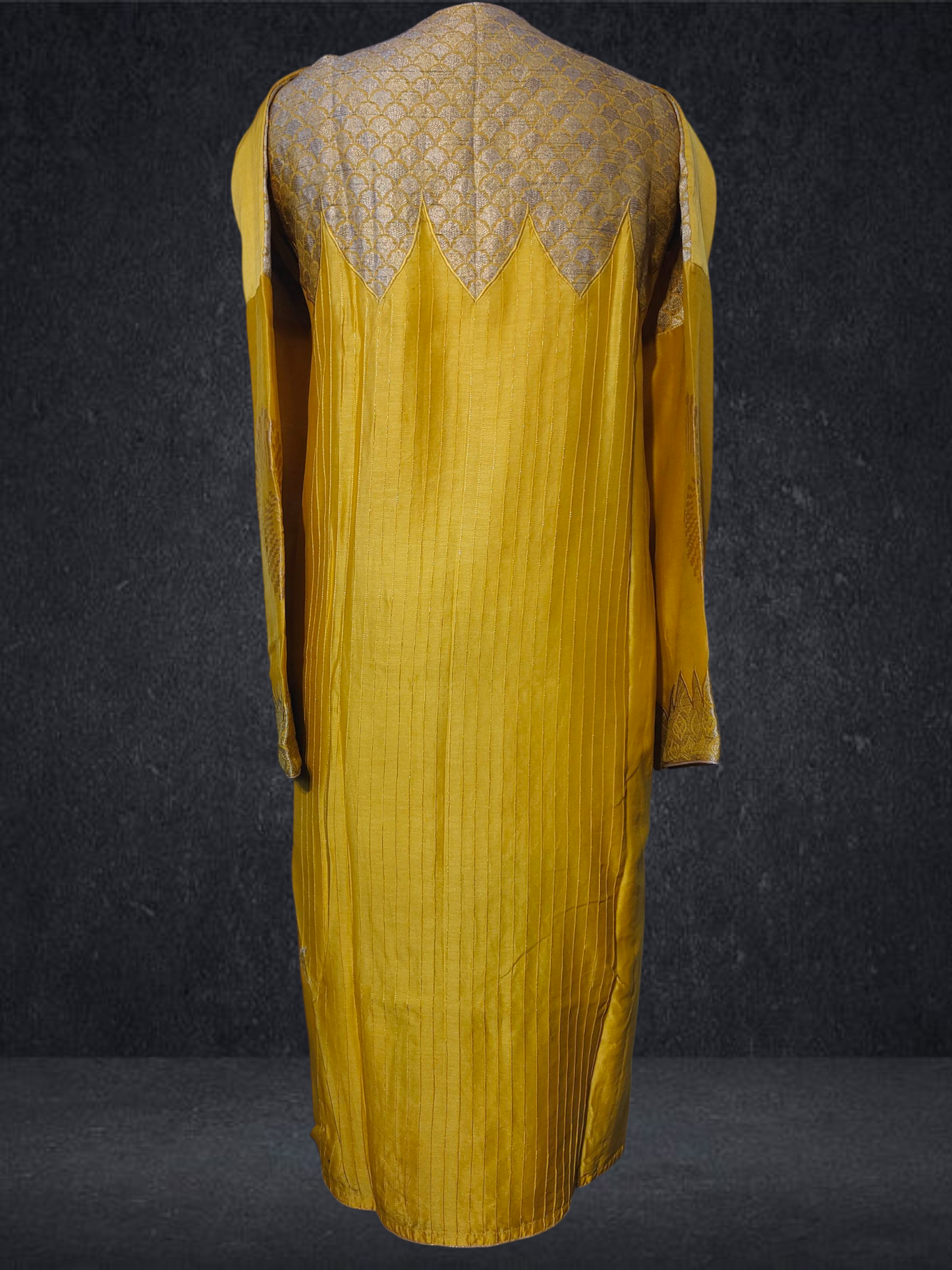 Semi Stitched Formal chanderi Suitset