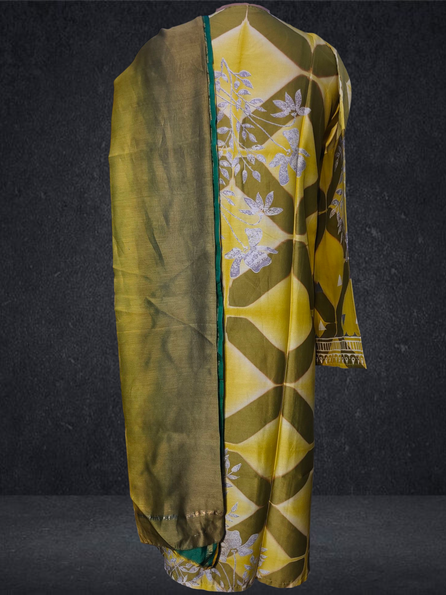 Semi Stitched Chanderi kurta VISHAL KAPUR