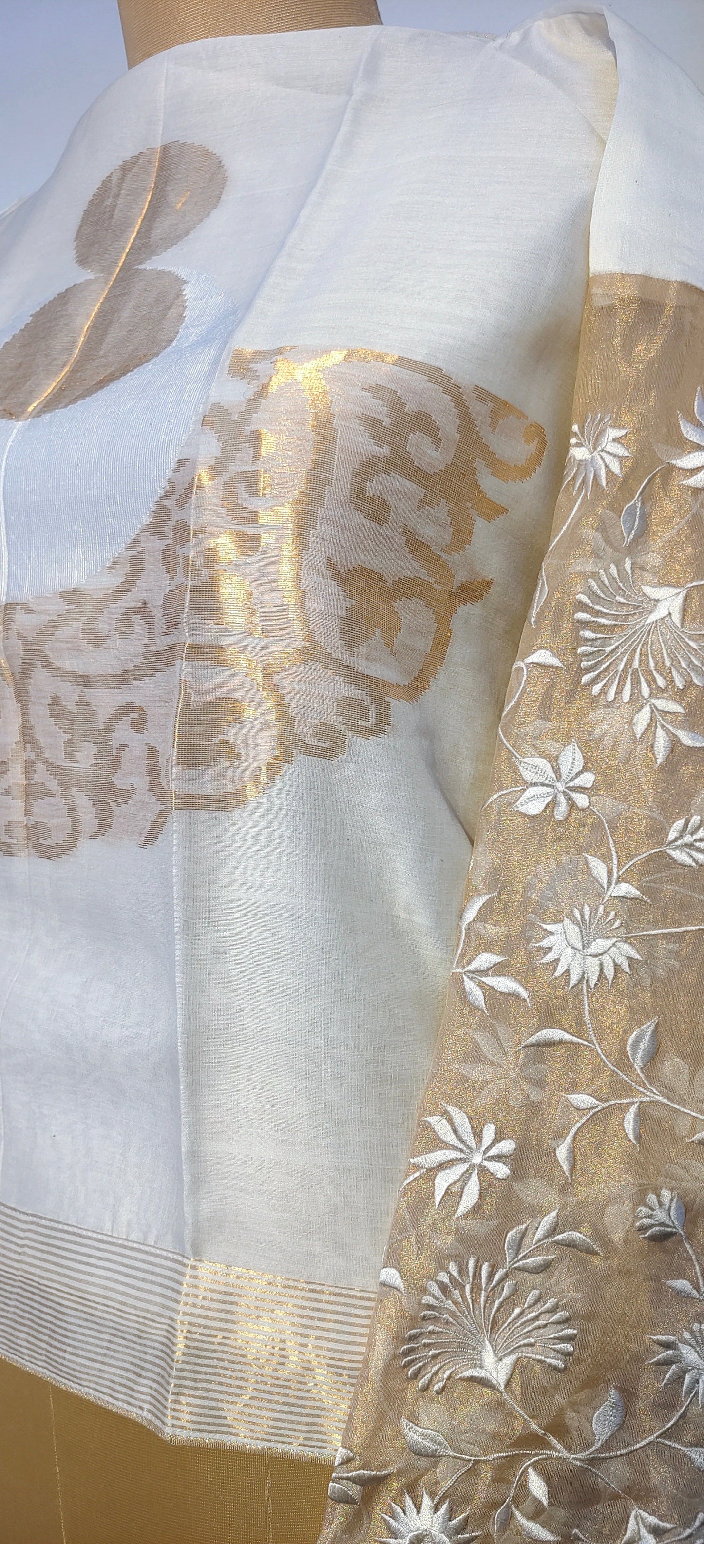 Semistitched Chanderi Ɓlouse VISHAL KAPUR STUDIO