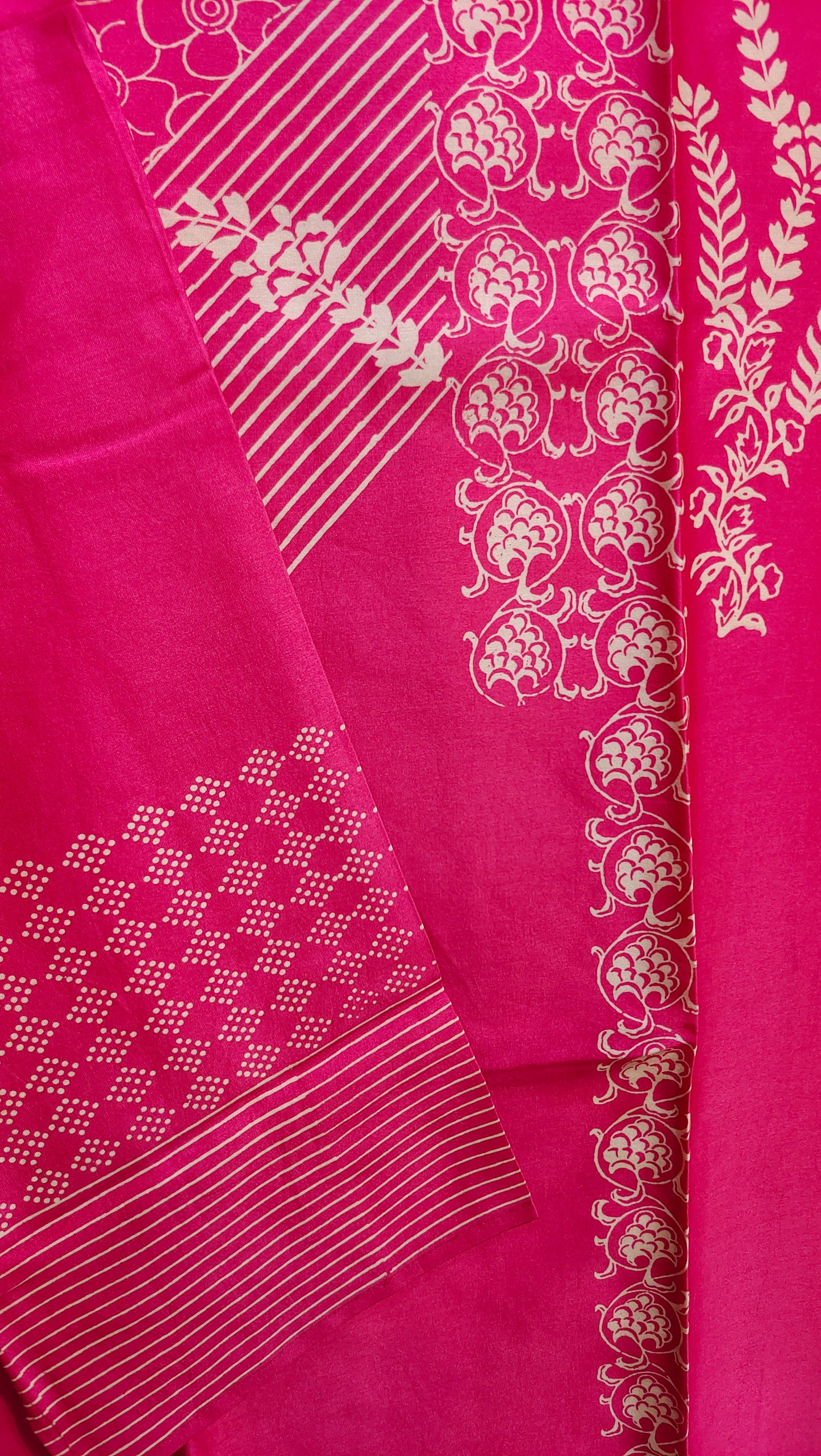 Semi Stitched Chanderi Casual kurta