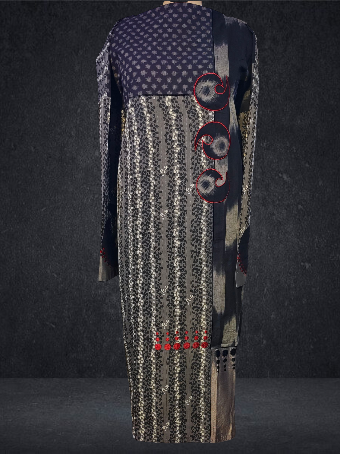 (Copy) Semi Stitched Formal chanderi Suitset VISHAL KAPUR