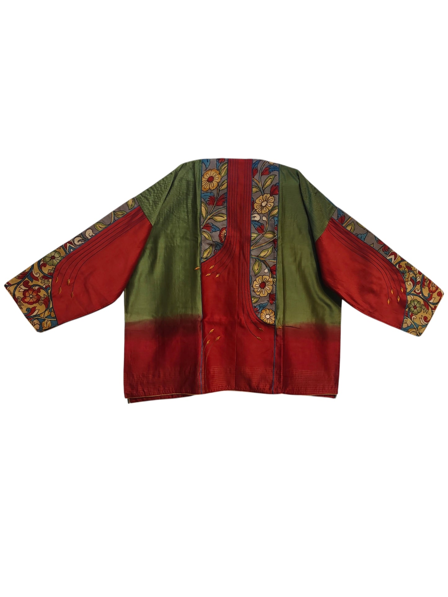 Semistitched Chanderi Jacket