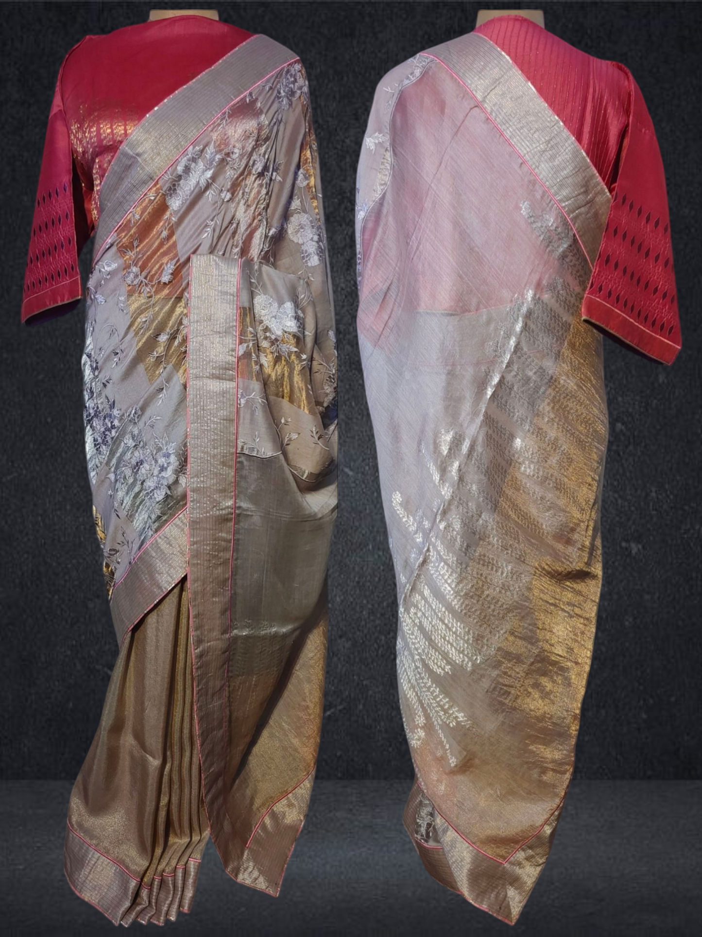 Formal Chanderi Zari Woven Saree