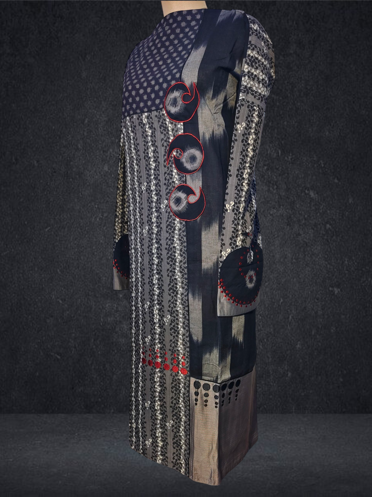 (Copy) Semi Stitched Formal chanderi Suitset VISHAL KAPUR