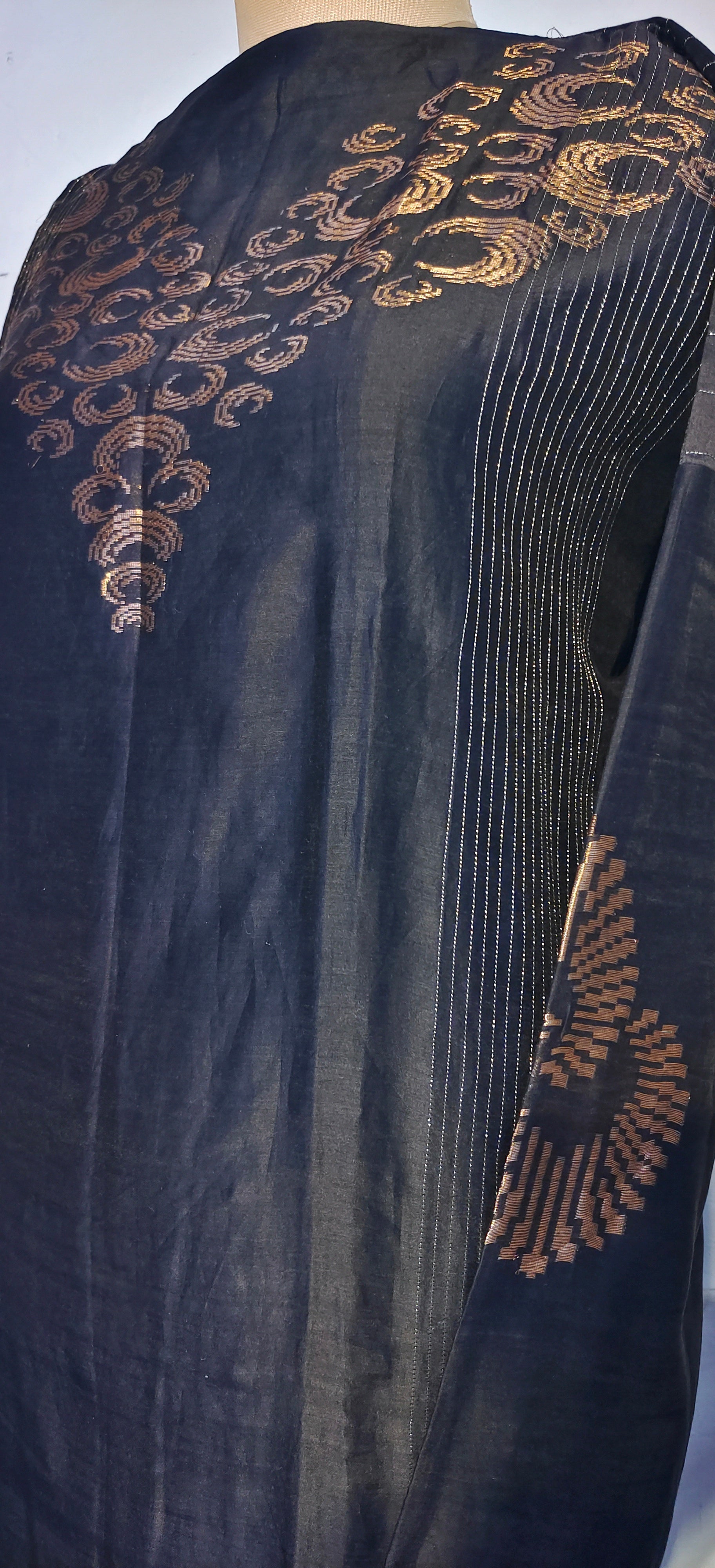 (Copy) Semi Stitched Formal chanderi Suitset VISHAL KAPUR
