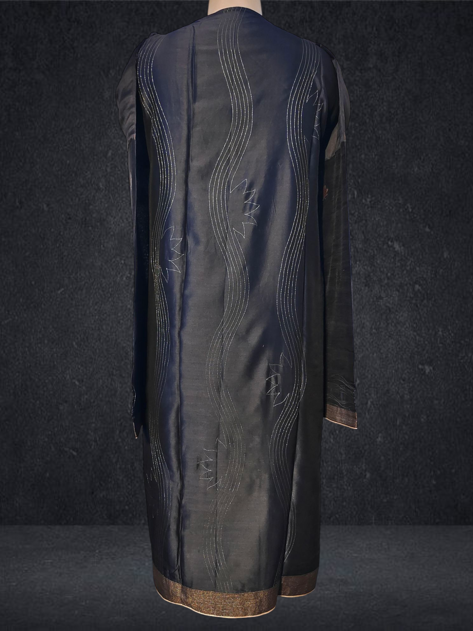 Semi Stitched Chanderi kurta VISHAL KAPUR