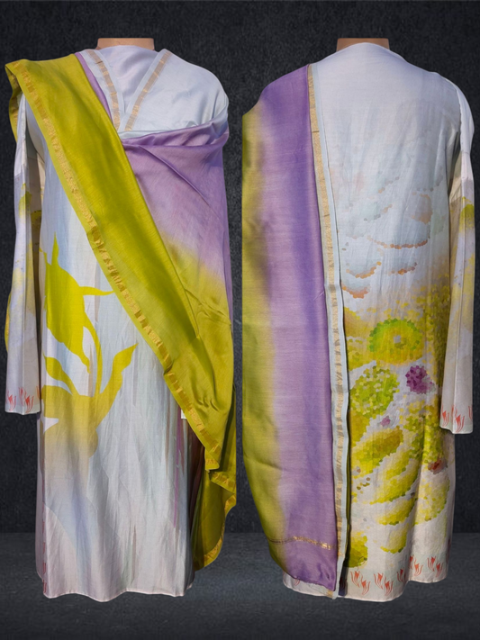 Semi Stitched Cotton Suitset VISHAL KAPUR