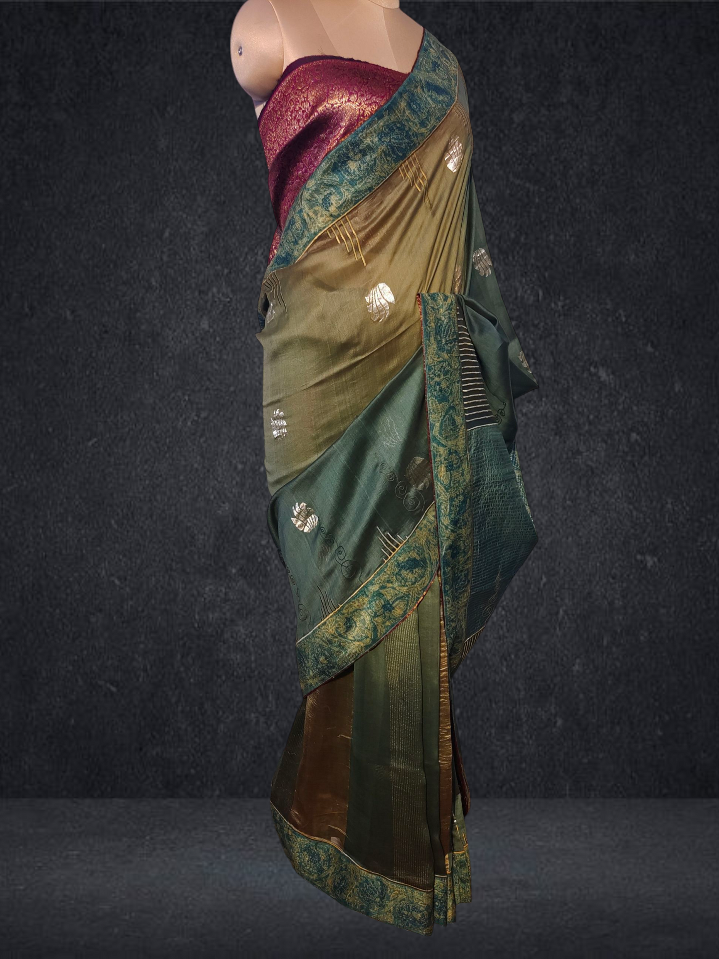 Formal Chanderi Zari Woven Saree
