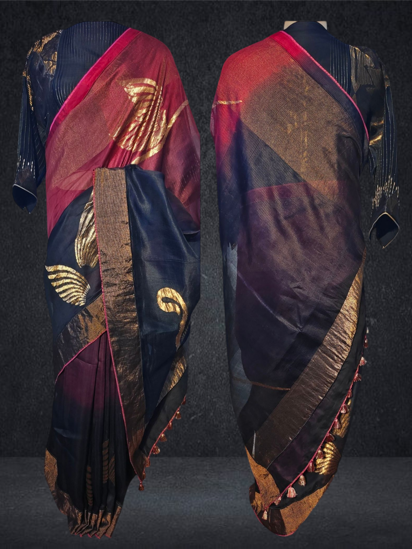 Formal Chanderi Zari Woven Saree
