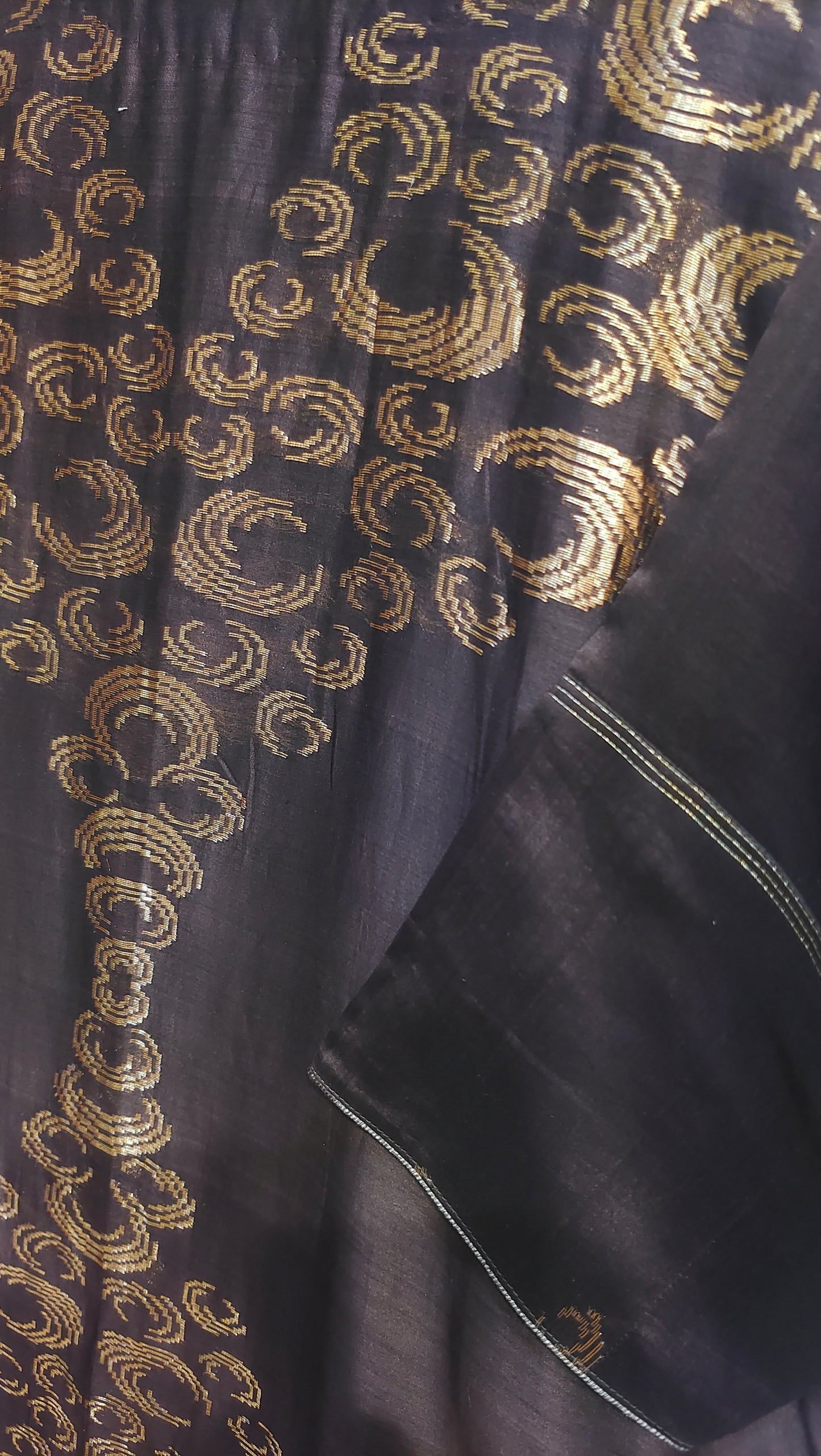 Indowestern chanderi formal dress- Ready size 42