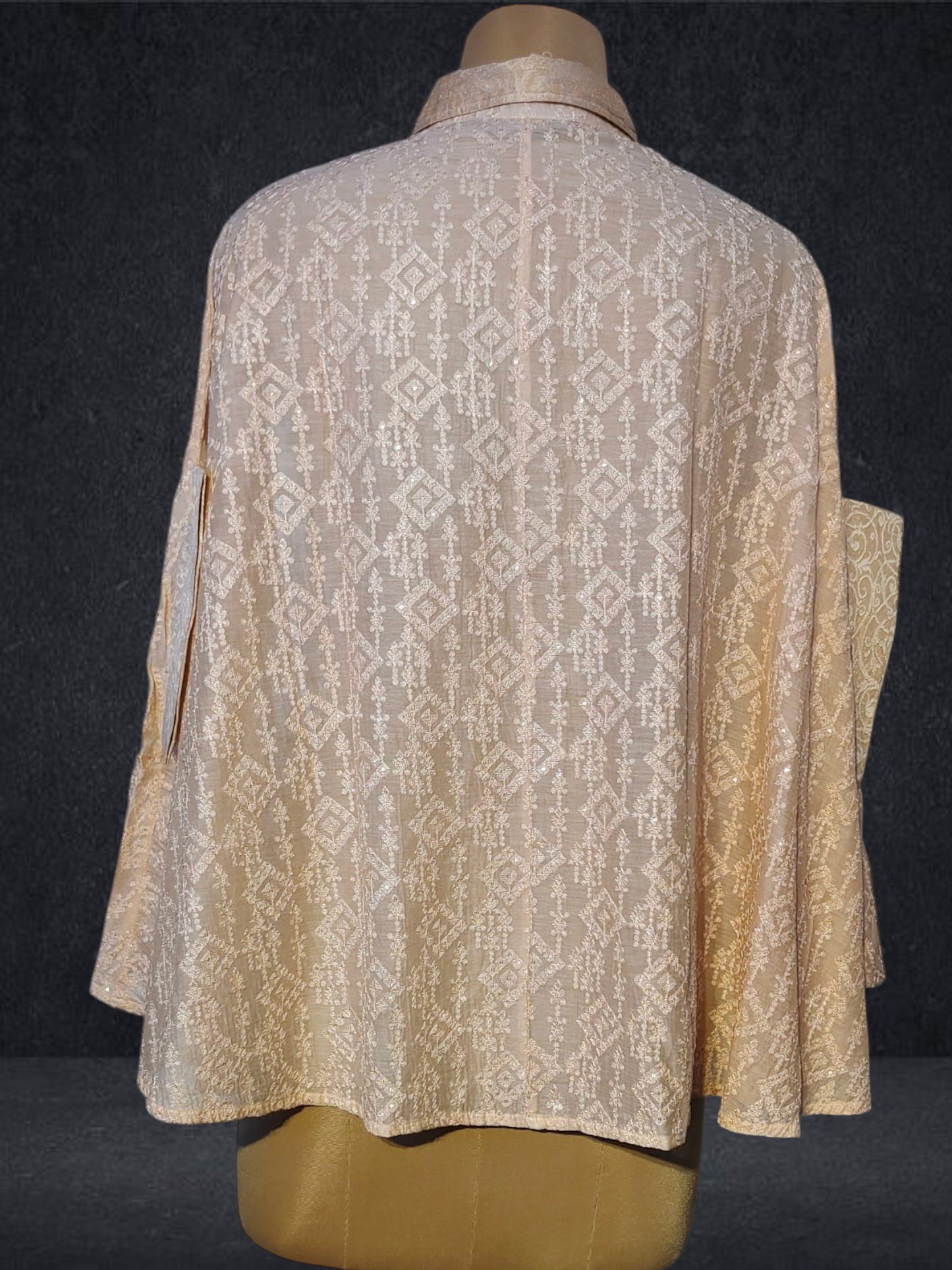 Stitched Embroidered Short Shirt VISHAL KAPUR STUDIO