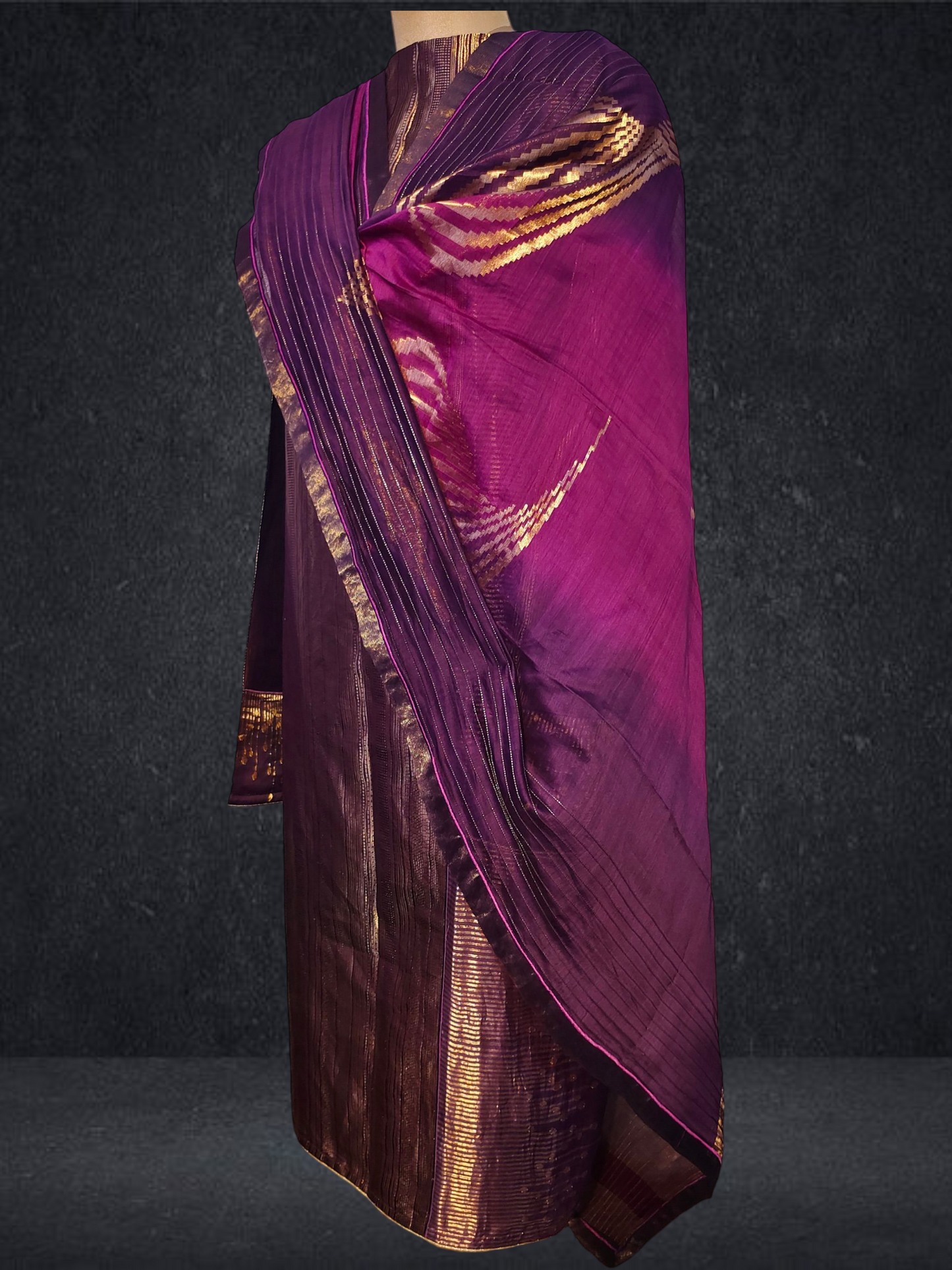 Semi Stitched Formal chanderi Suitset