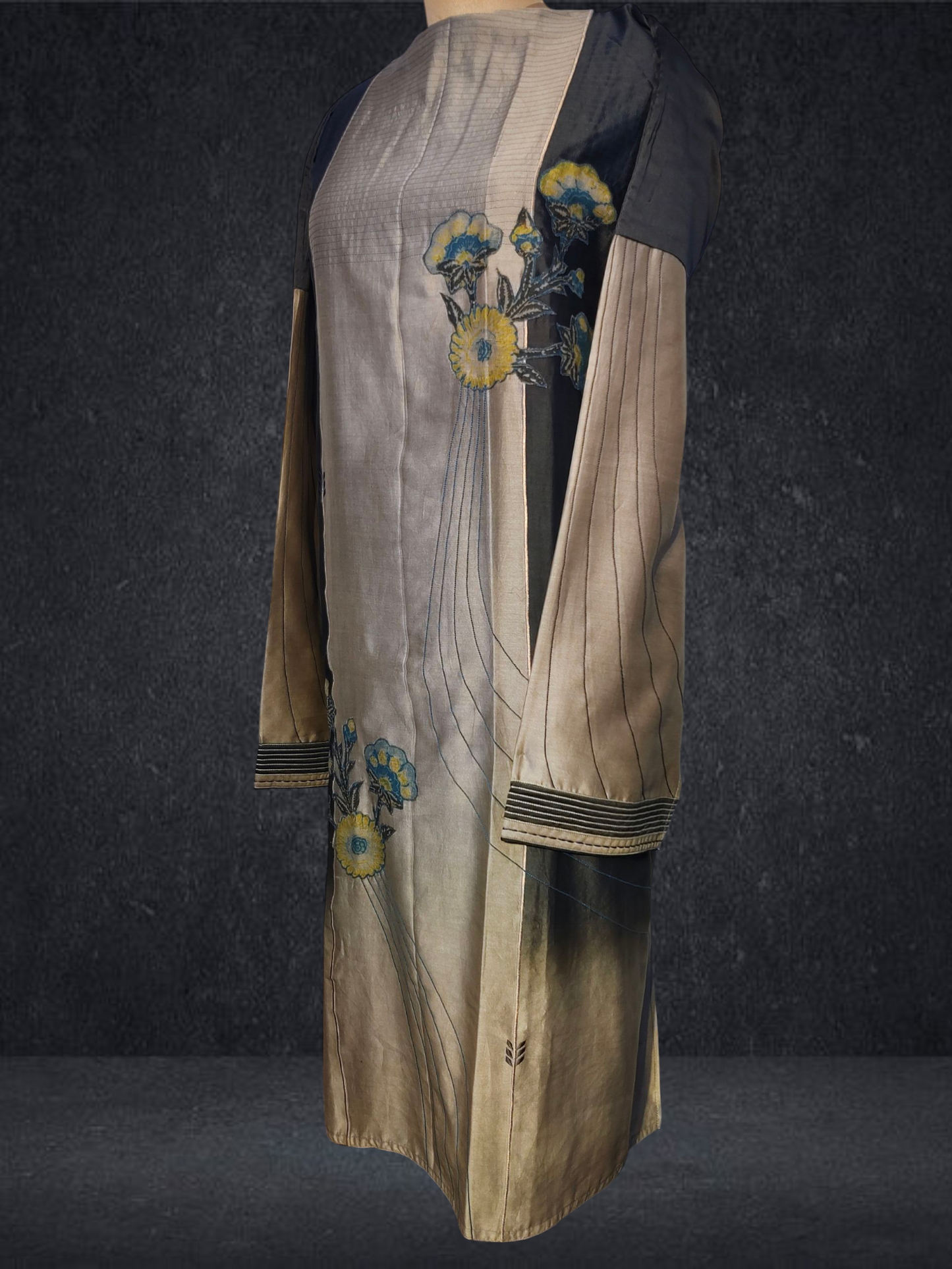 Semi Stitched Formal chanderi Suitset VISHAL KAPUR