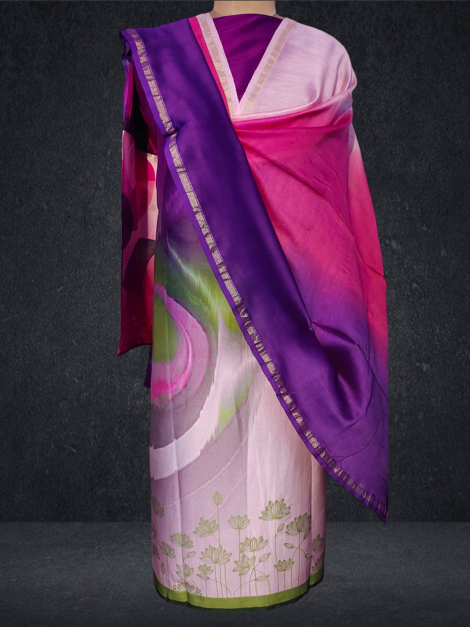 Semi Stitched Cotton Casual Suitset VISHAL KAPUR