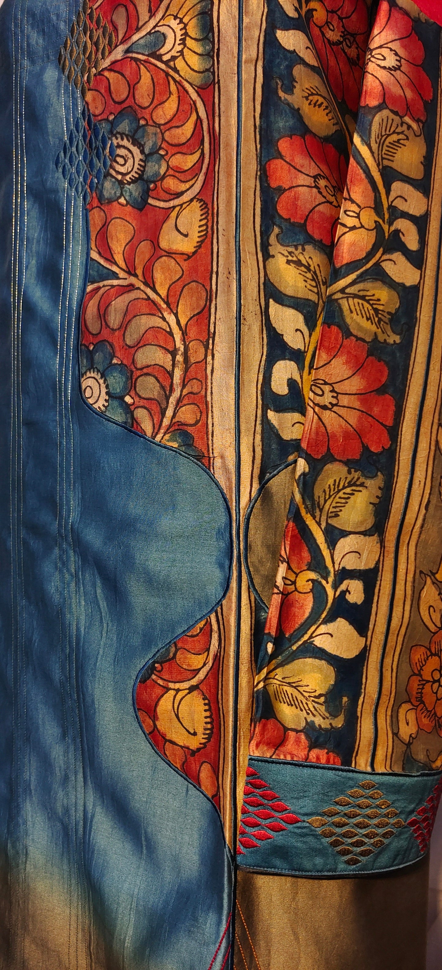 Semi Stitched Chanderi Kurta VISHAL KAPUR