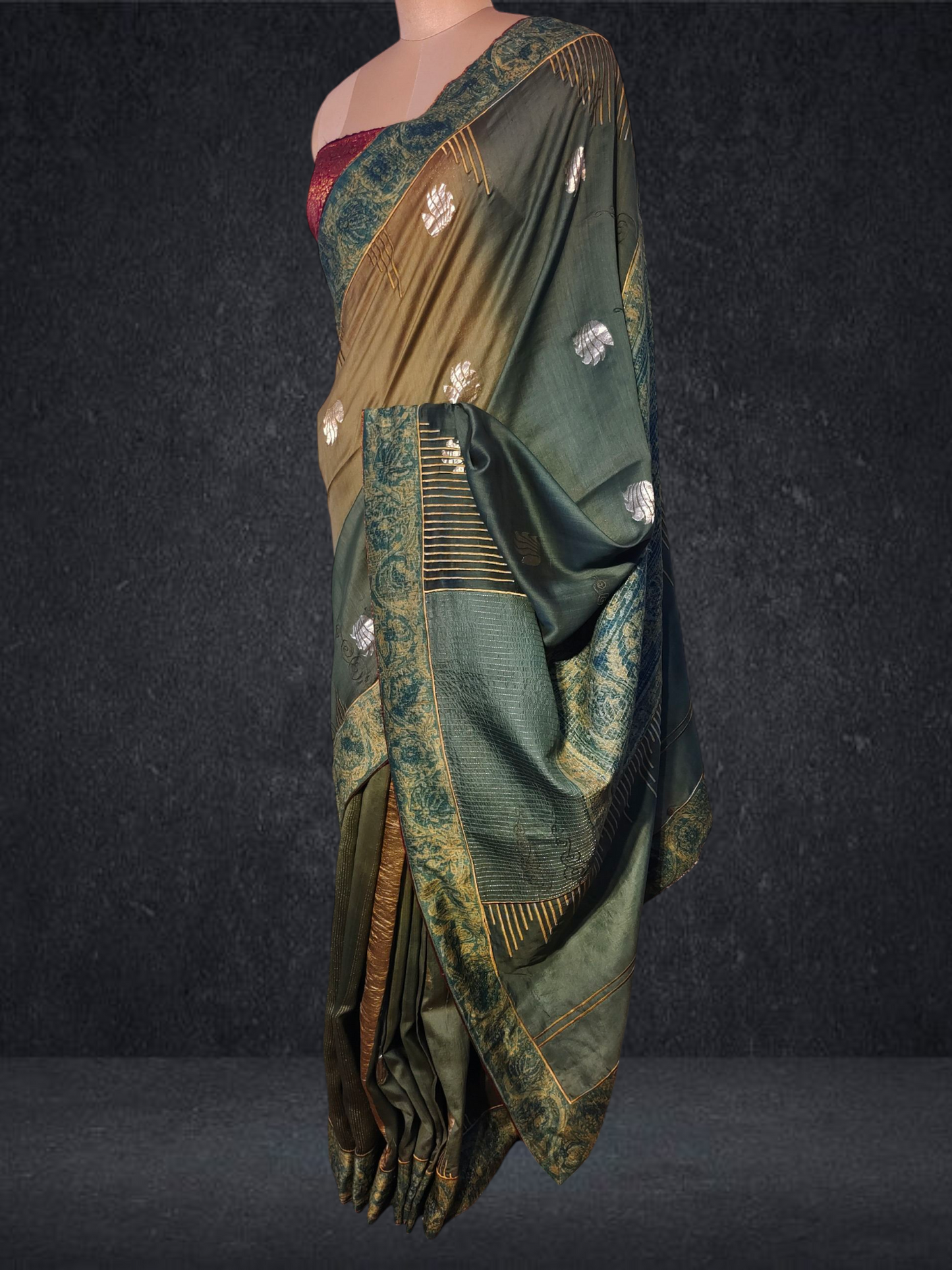 Formal Chanderi Zari Woven Saree