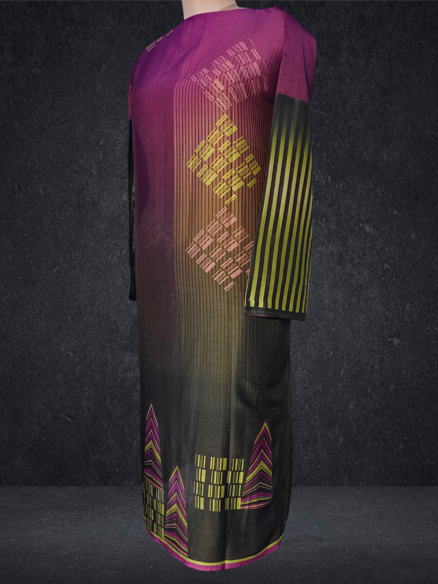 Semi Stitched Chanderi Casual Suitset VISHAL KAPUR