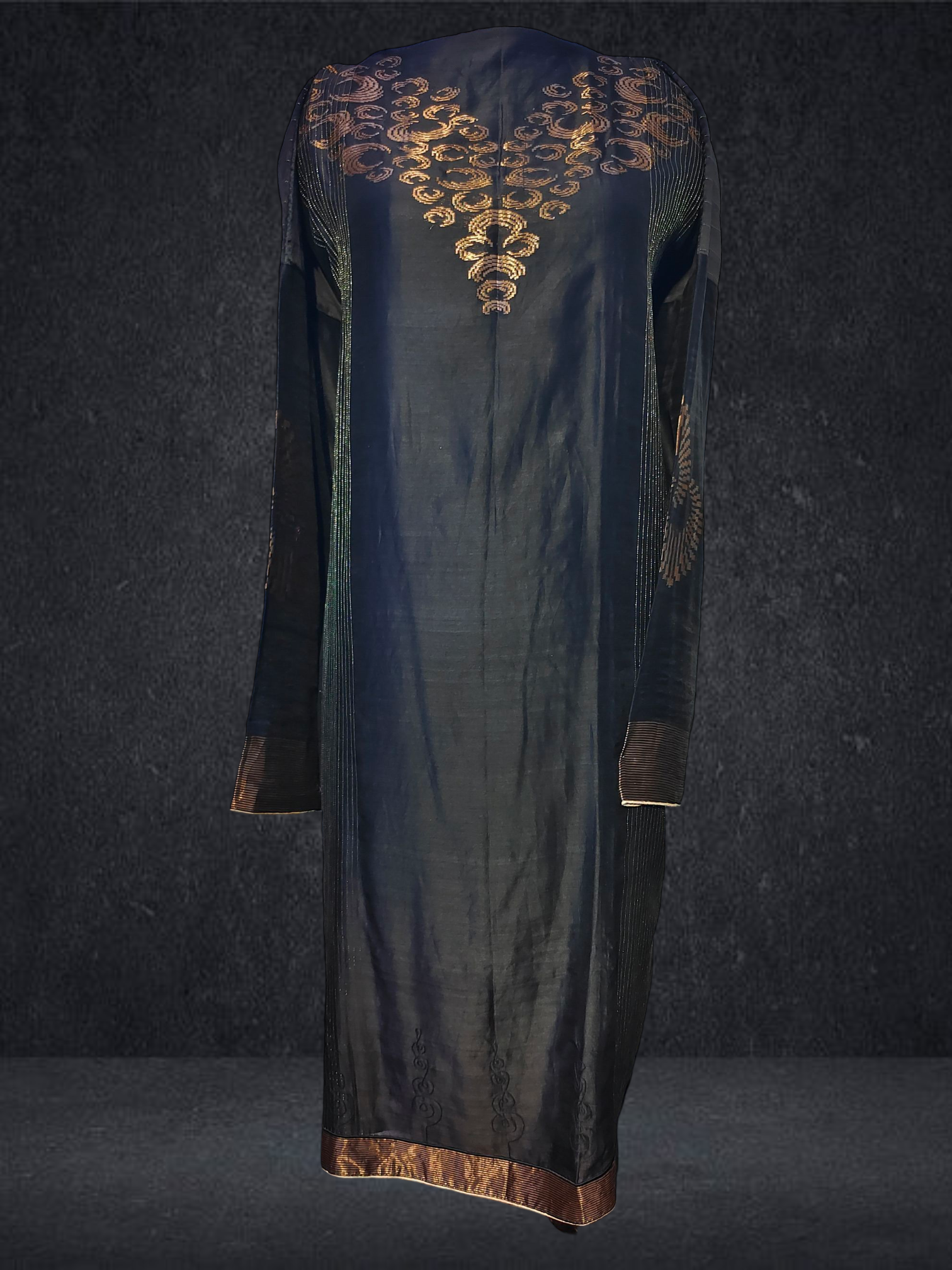 (Copy) Semi Stitched Formal chanderi Suitset VISHAL KAPUR