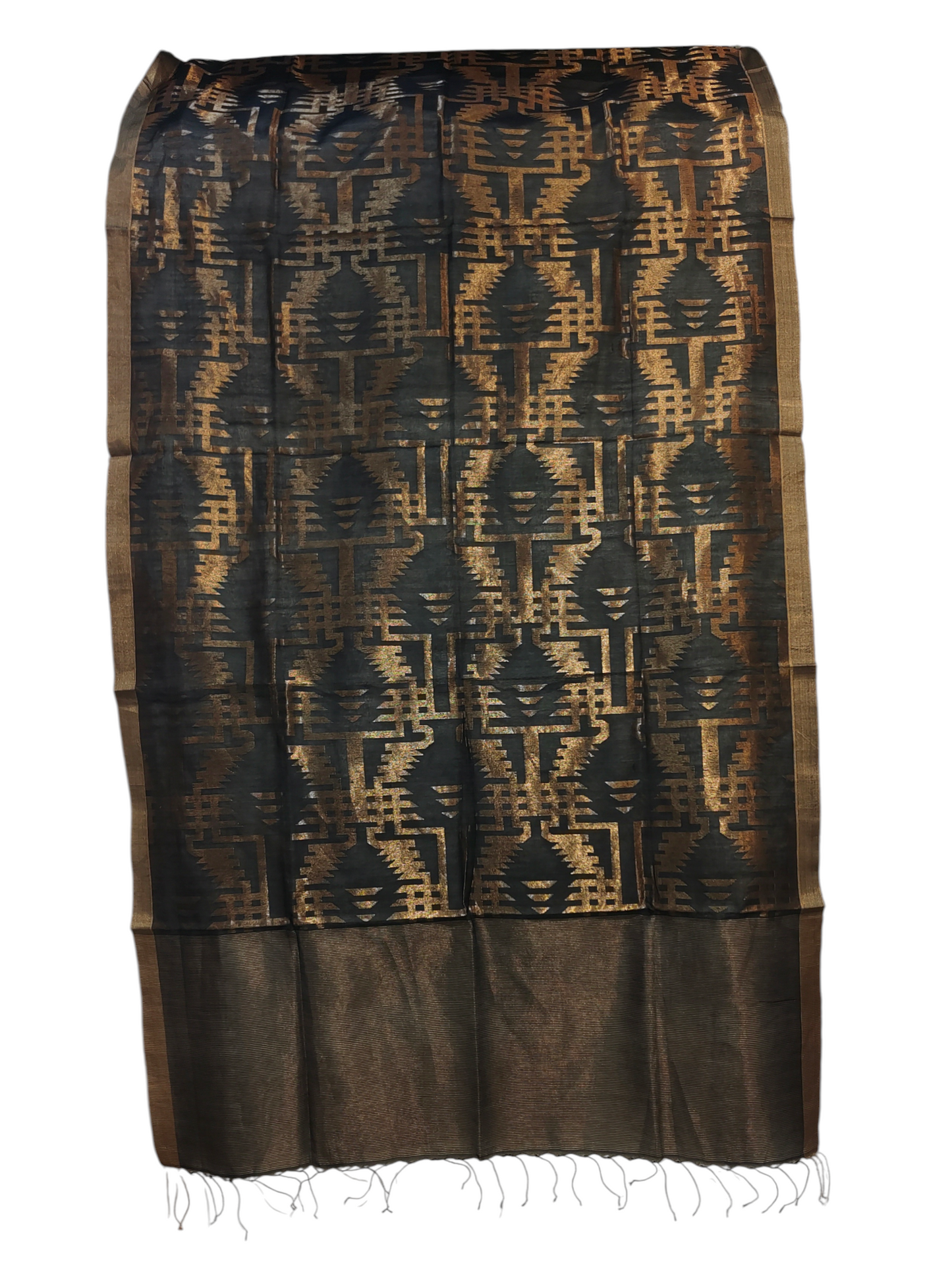 Semi Stitched Formal chanderi Suitset