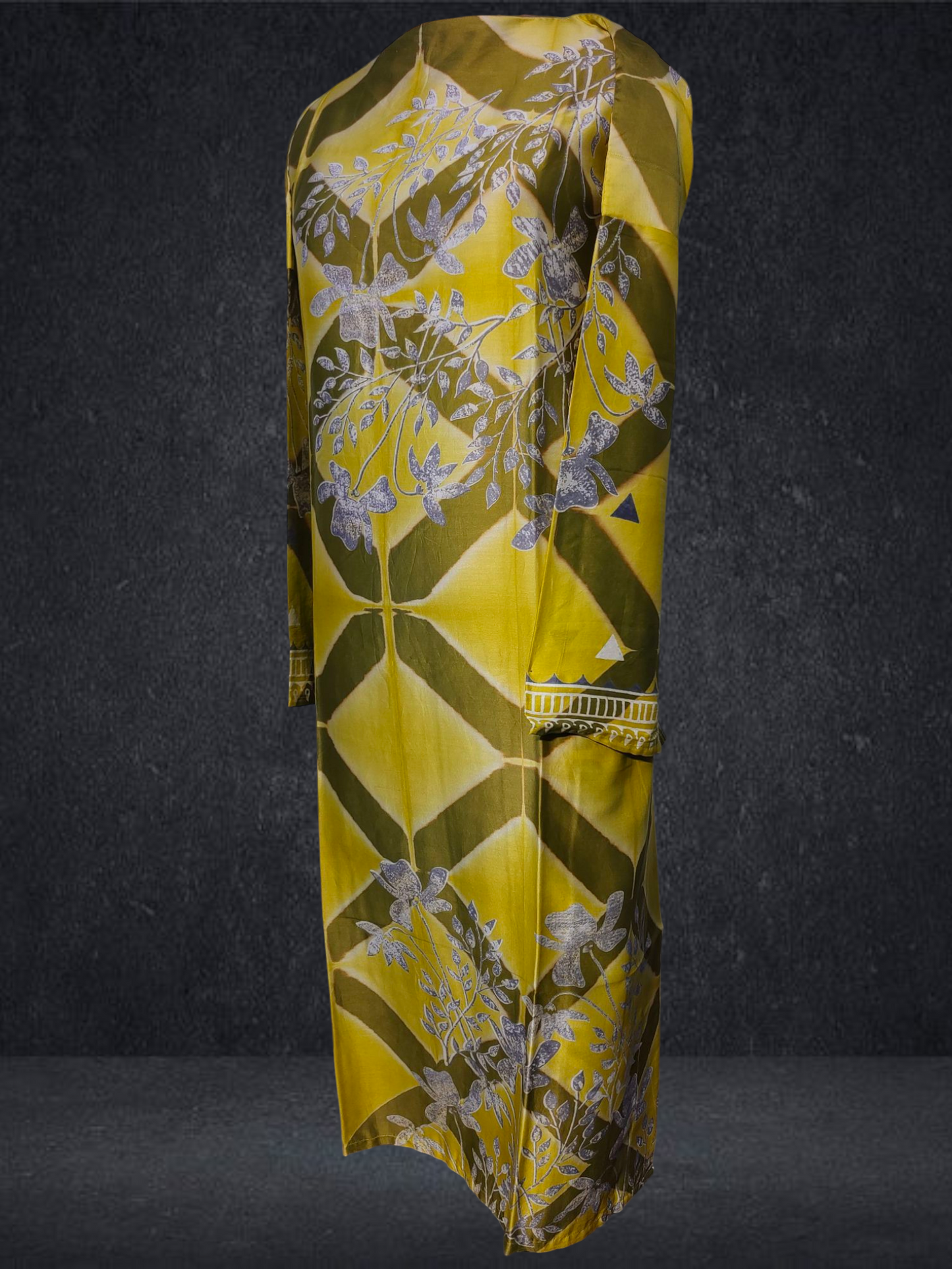 Semi Stitched Chanderi kurta VISHAL KAPUR