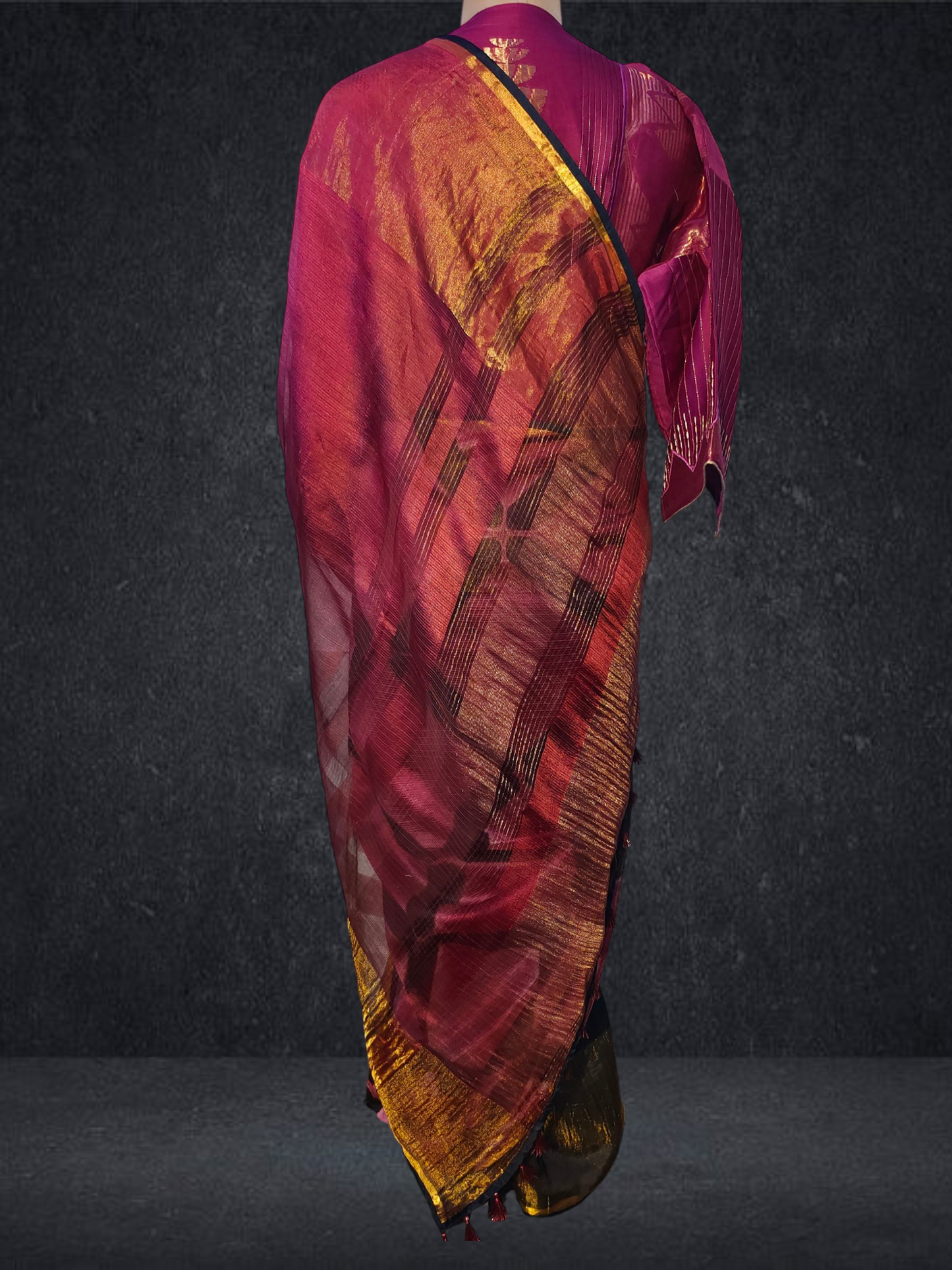Formal Chanderi Zari Woven Saree