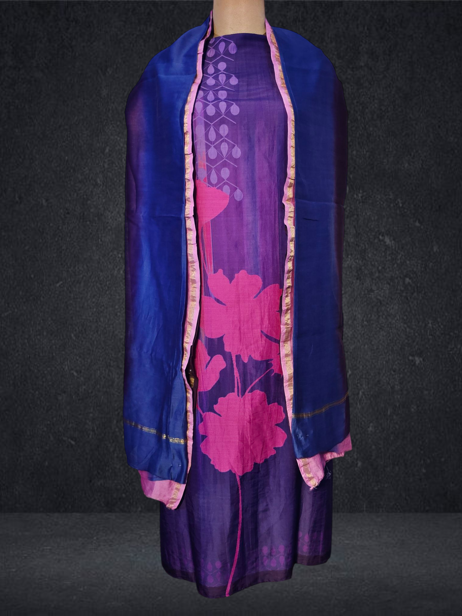 Semi Stitched Cotton Suitset VISHAL KAPUR