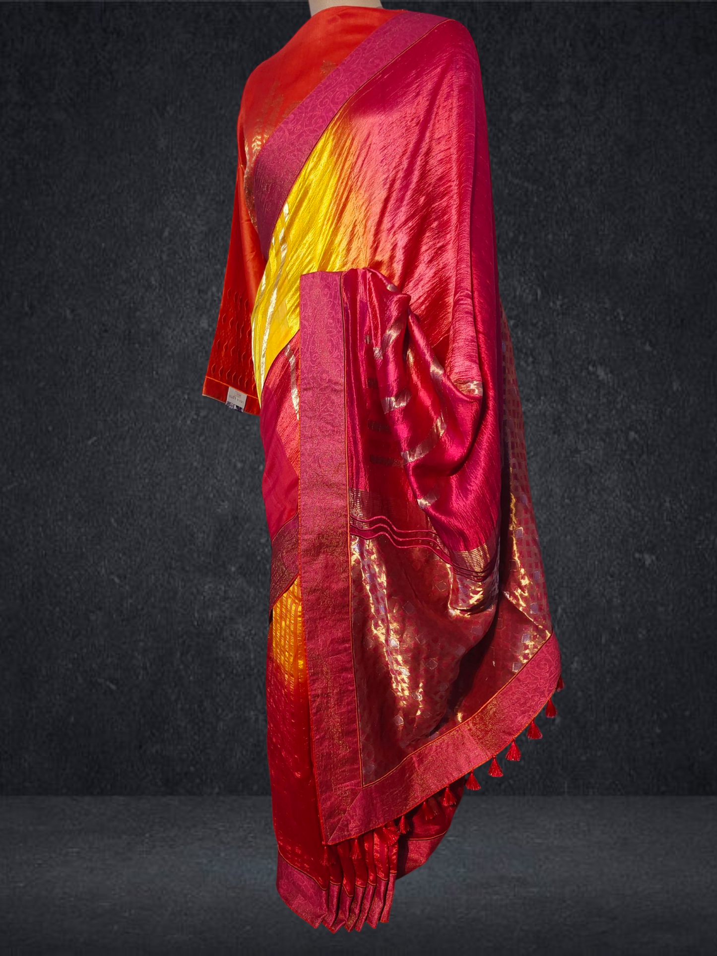 Formal Chanderi Zari Woven Saree